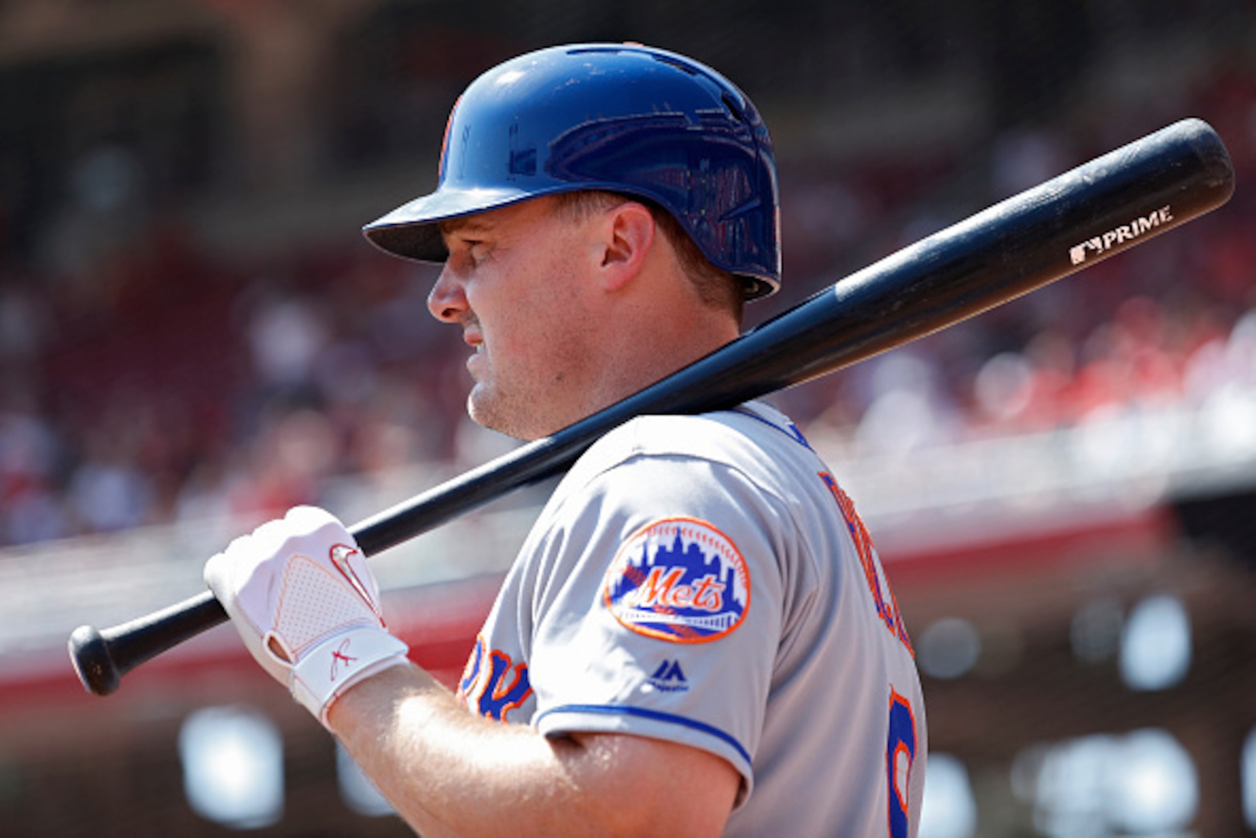 Not finding a taker for Jay Bruce leaves a logjam in the New York Mets outfield.