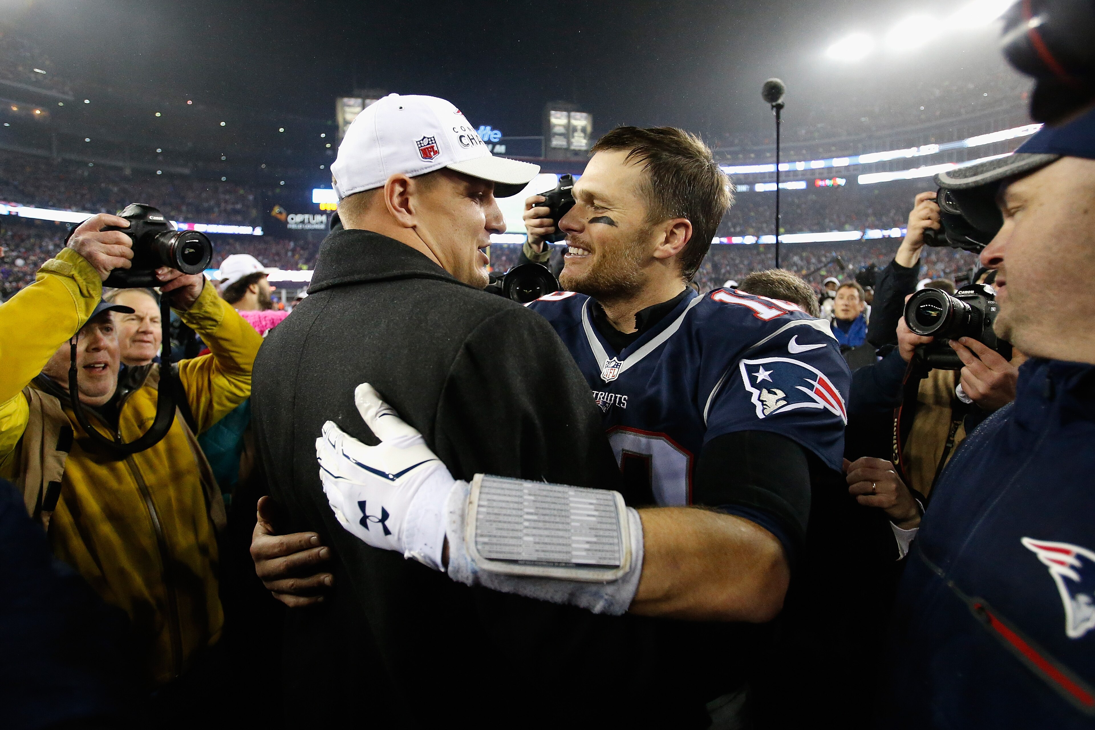 The New England Patriots engineered a Super Bowl run without star tight end Rob Gronkowski.