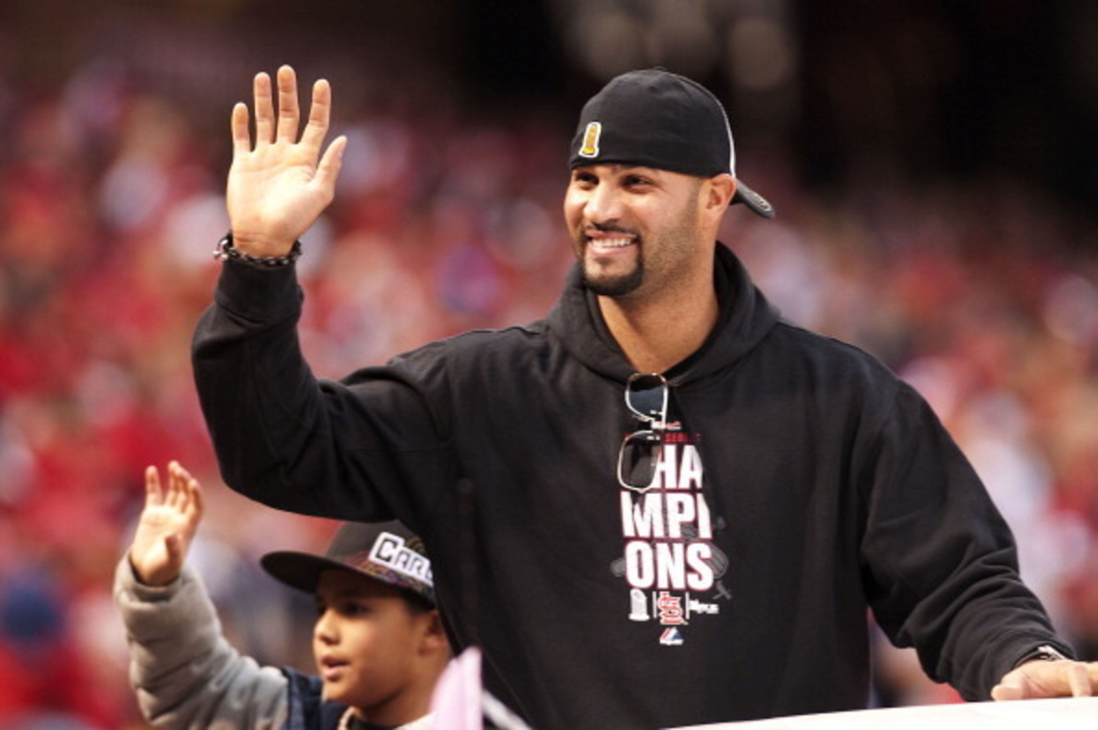 Albert Pujols left the St. Louis Cardinals after winning the 2011 World Series.