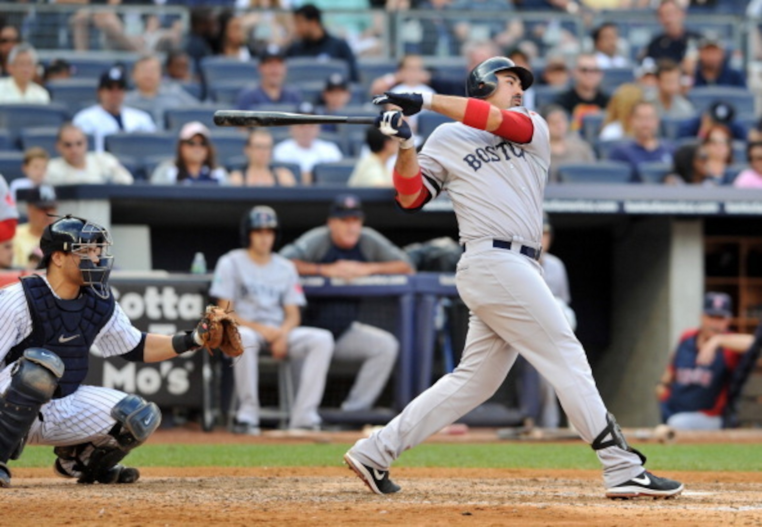 In order to dump Carl Crawford and Josh Beckett on the Los Angeles Dodgers, the Boston Red Sox also relinquished Adrian Gonzalez.