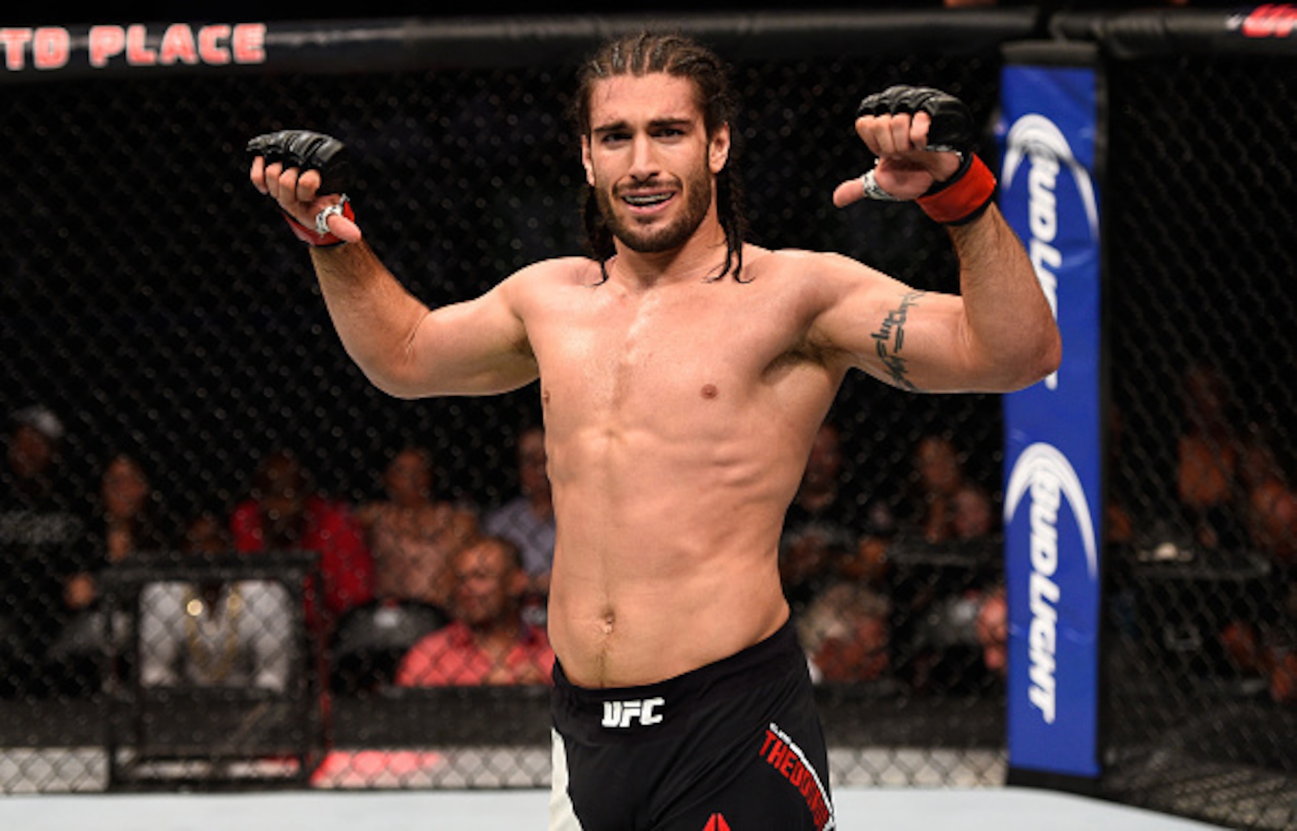 Elias Theodorou looks to make a statement in front of the Canadian crowd. Elias Theodorou looks to make a statement in front of the Canadian crowd.