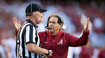 This is not a fish story. Alabama's opponents saw the fewest penalties in college football last season.