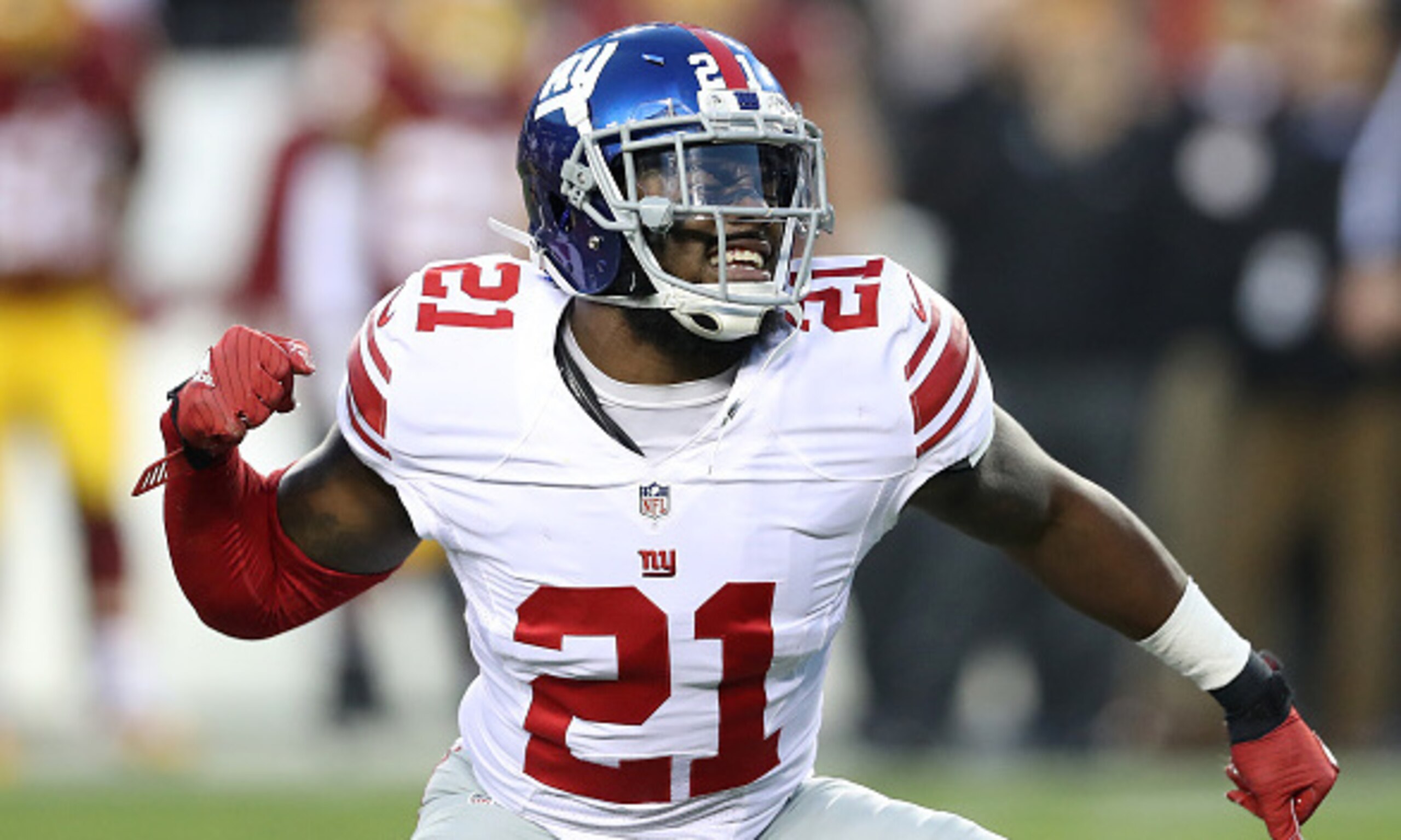 New York Giants safety Landon Collins finished third in NFL Defensive Player of the Year voting.