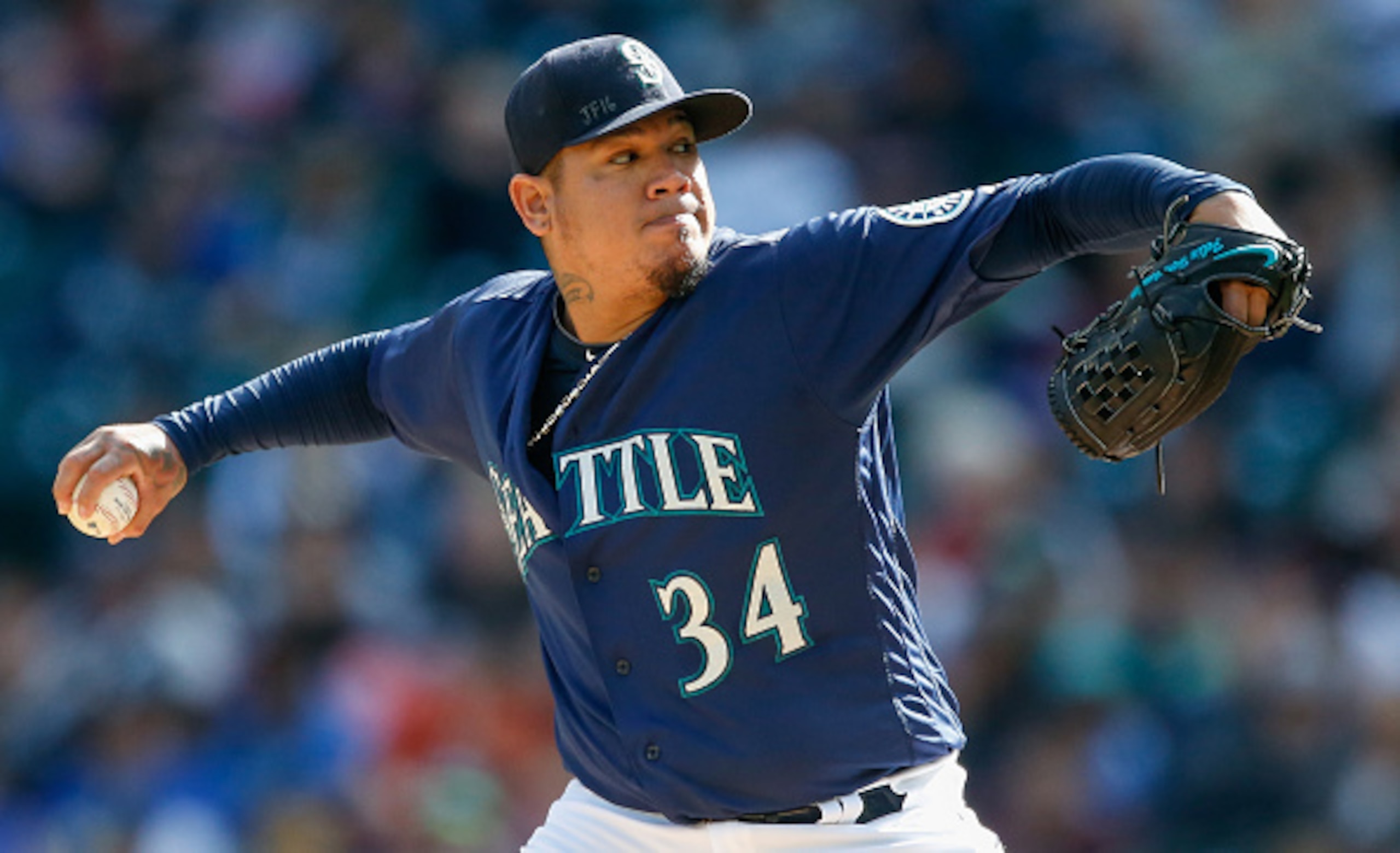 Seattle Mariners right-hander Felix Hernandez