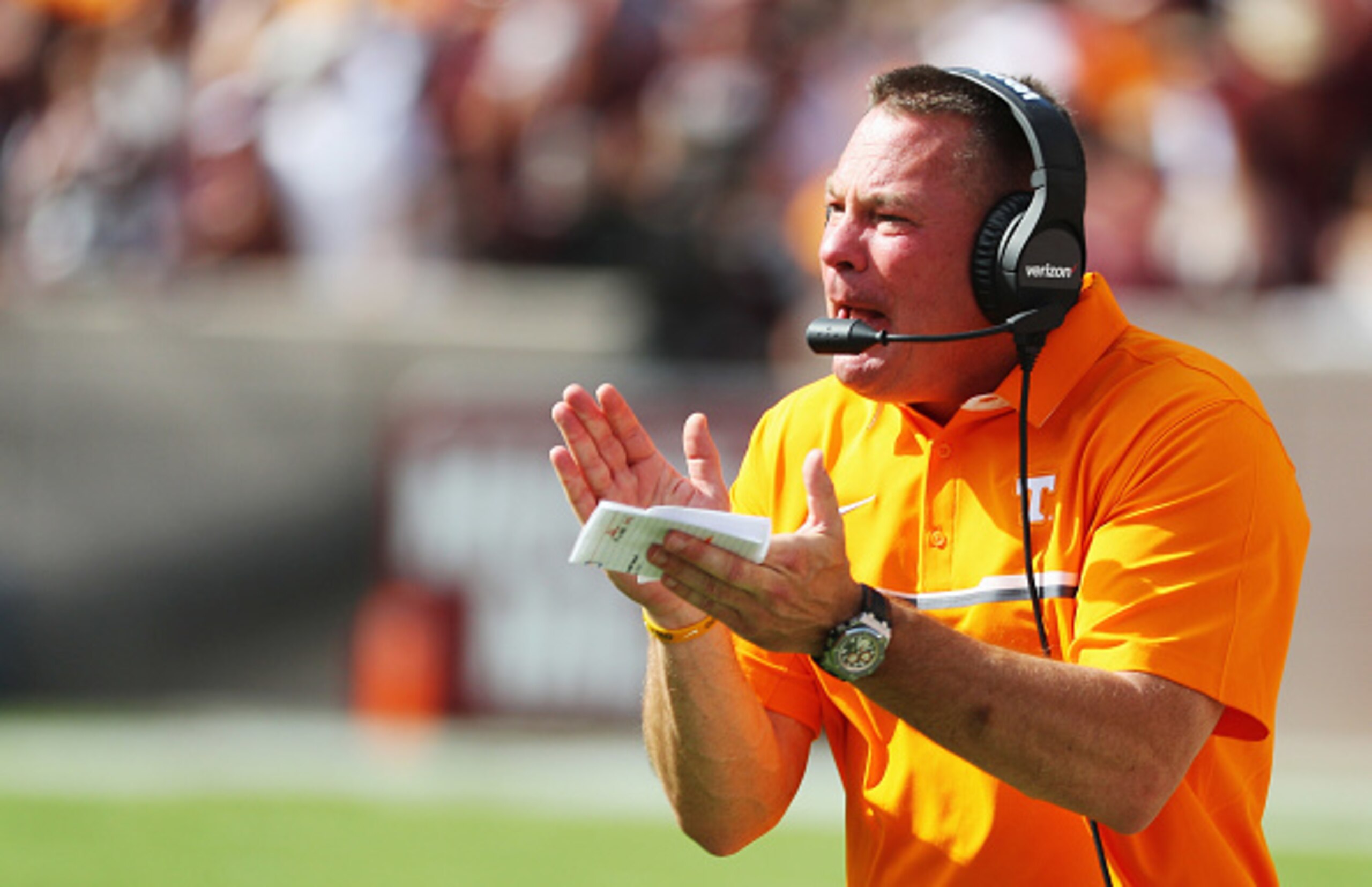 Tennessee coach Butch Jones is taking heat for his "champions of life" and "5-star heart" comments