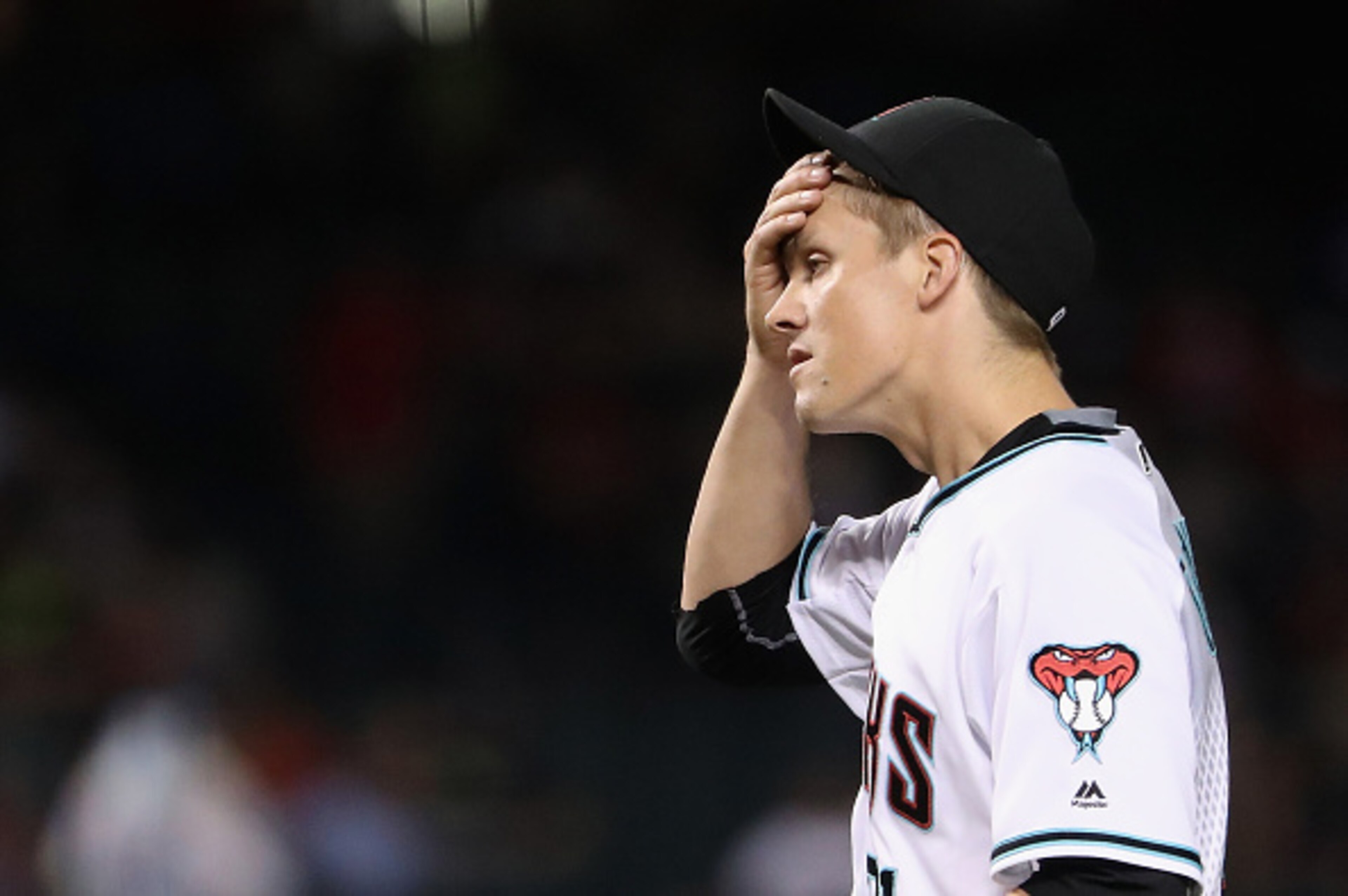 Arizona Diamondbacks right-hander Zack Greinke.