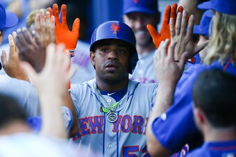 Mets outfielder Yoenis Cespedes /