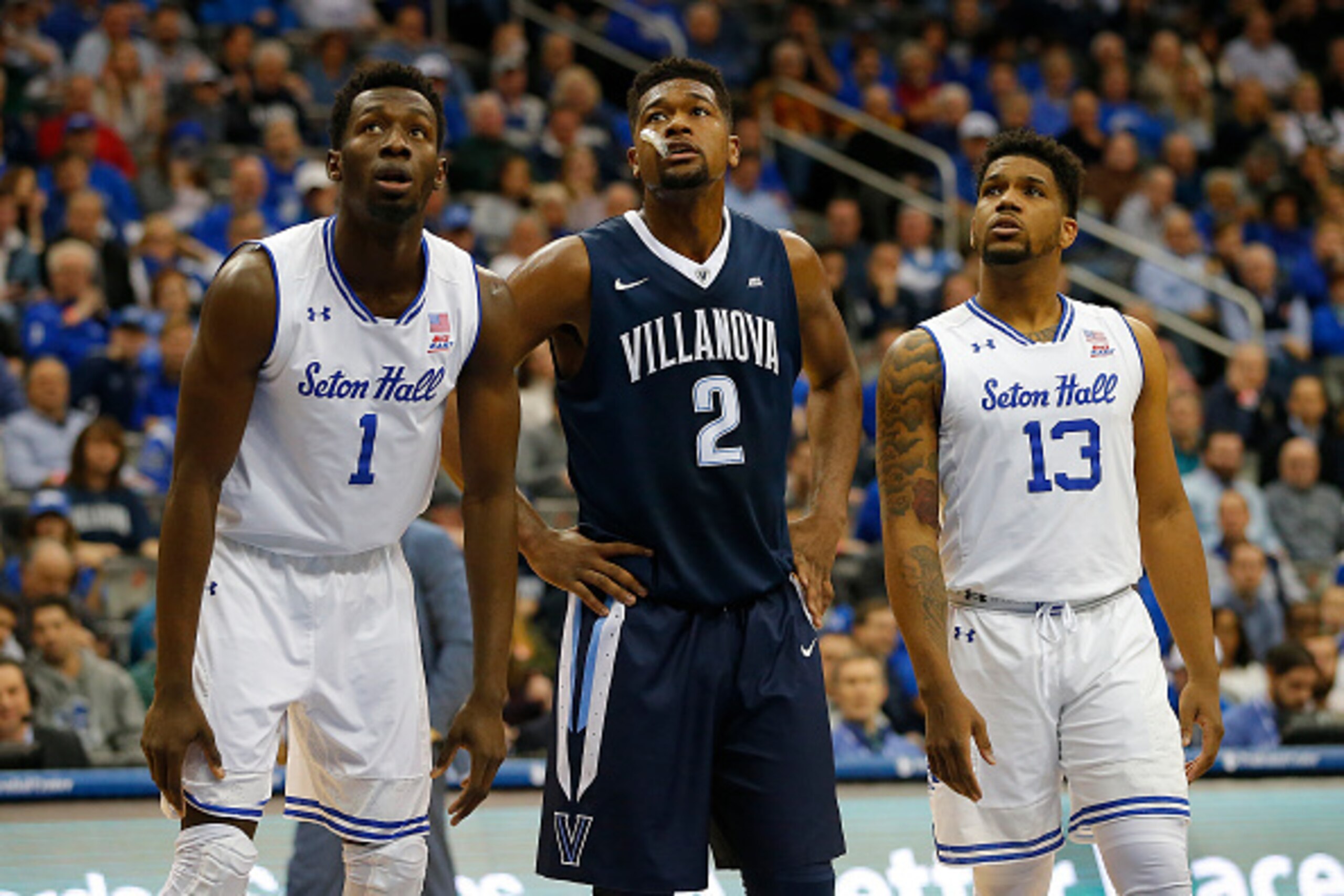 Villanova is our No. 1 overall seed; Seton Hall is one of the last teams in.