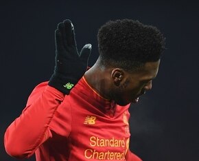 Sturridge celebrates his latest goal off the bench, against Stoke City in December 2016.