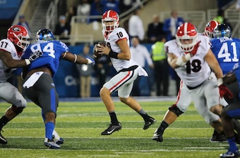 Jacob Eason hopes for improvement in his second season as Georgia's starting quarterback.