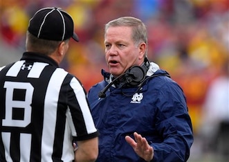Brian Kelly and Notre Dame face a rugged slate in 2017.