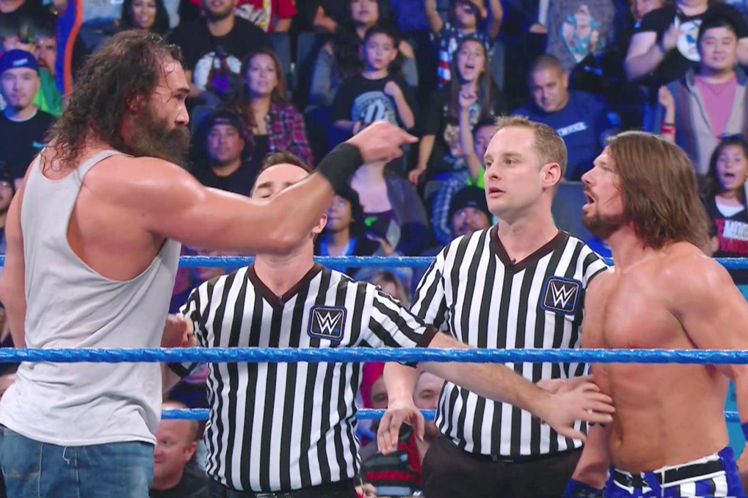 Luke Harper and AJ Styles ended SmackDown with a draw.