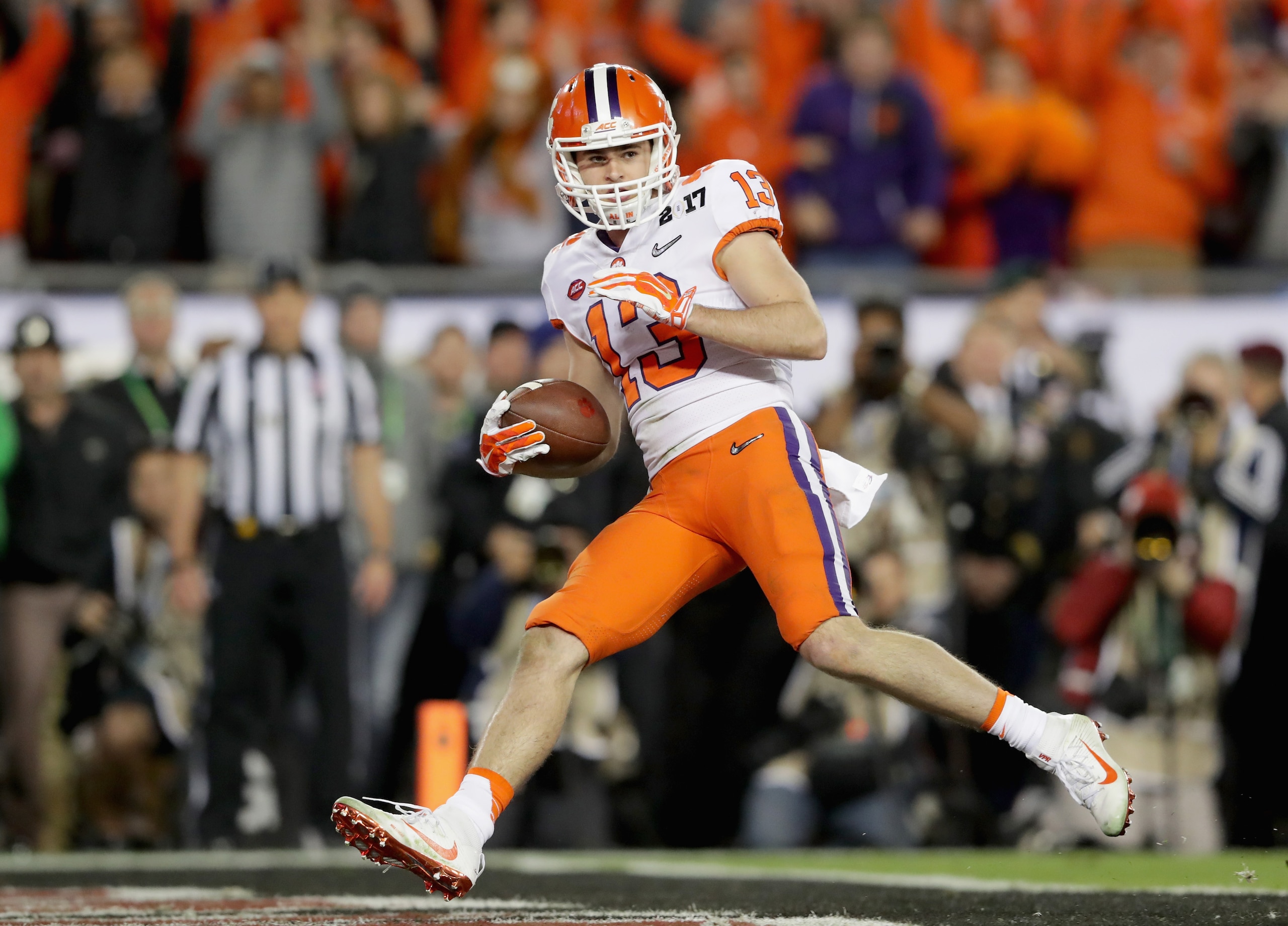 Hunter Renfrow's clutch catch handed Clemson its first national title since 1981.