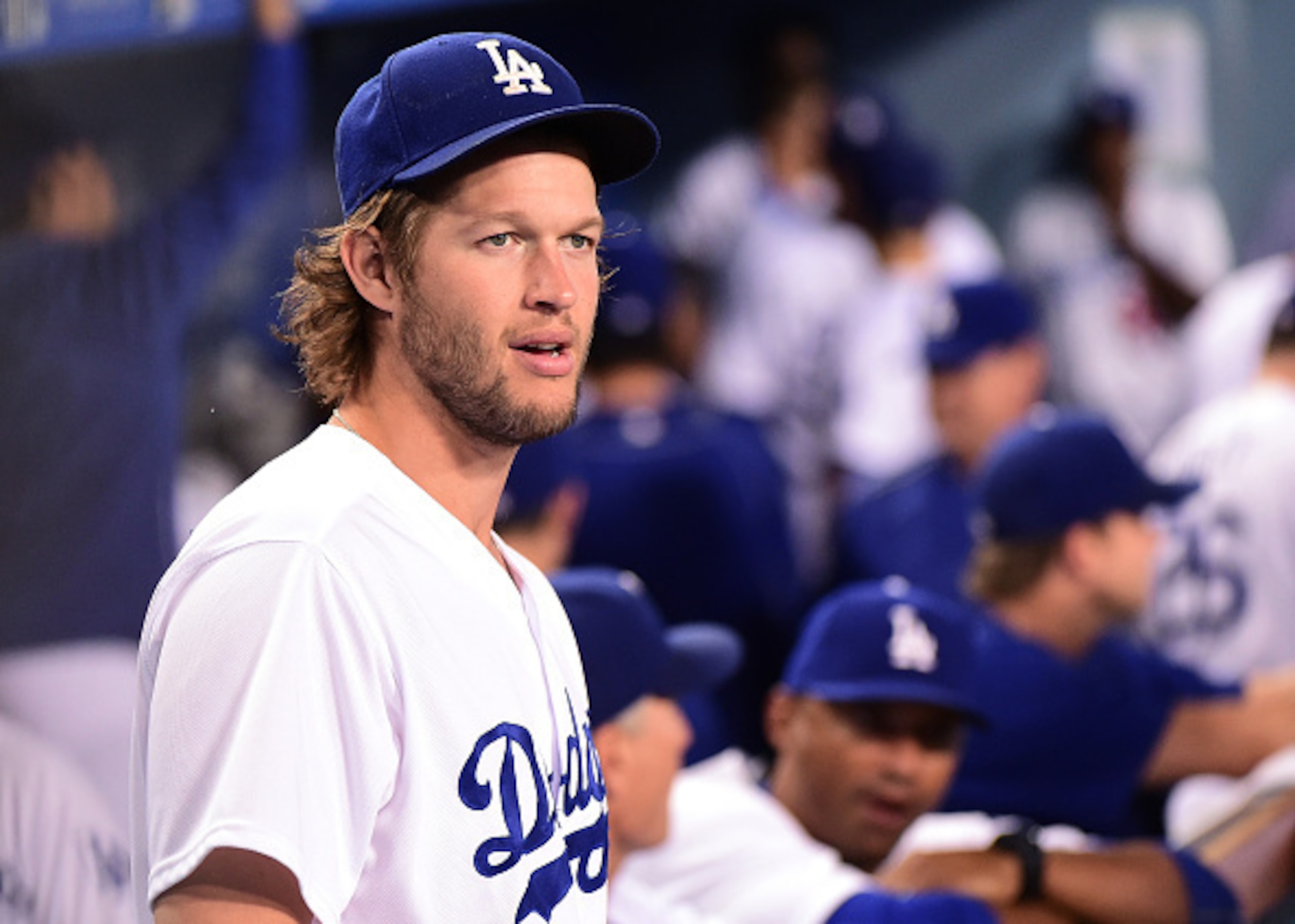 Los Angeles Dodgers left-hander Clayton Kershaw.