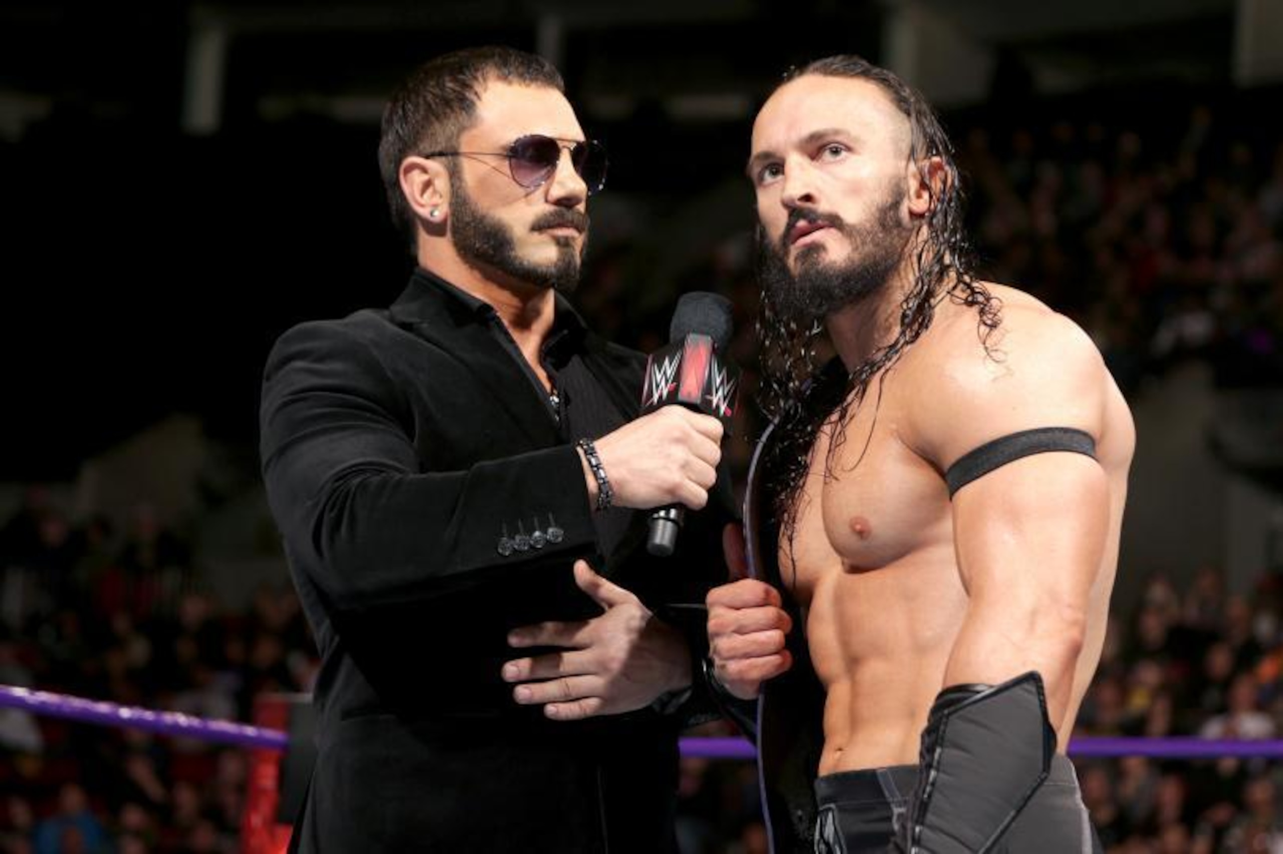 Austin Aries interviewing Neville.