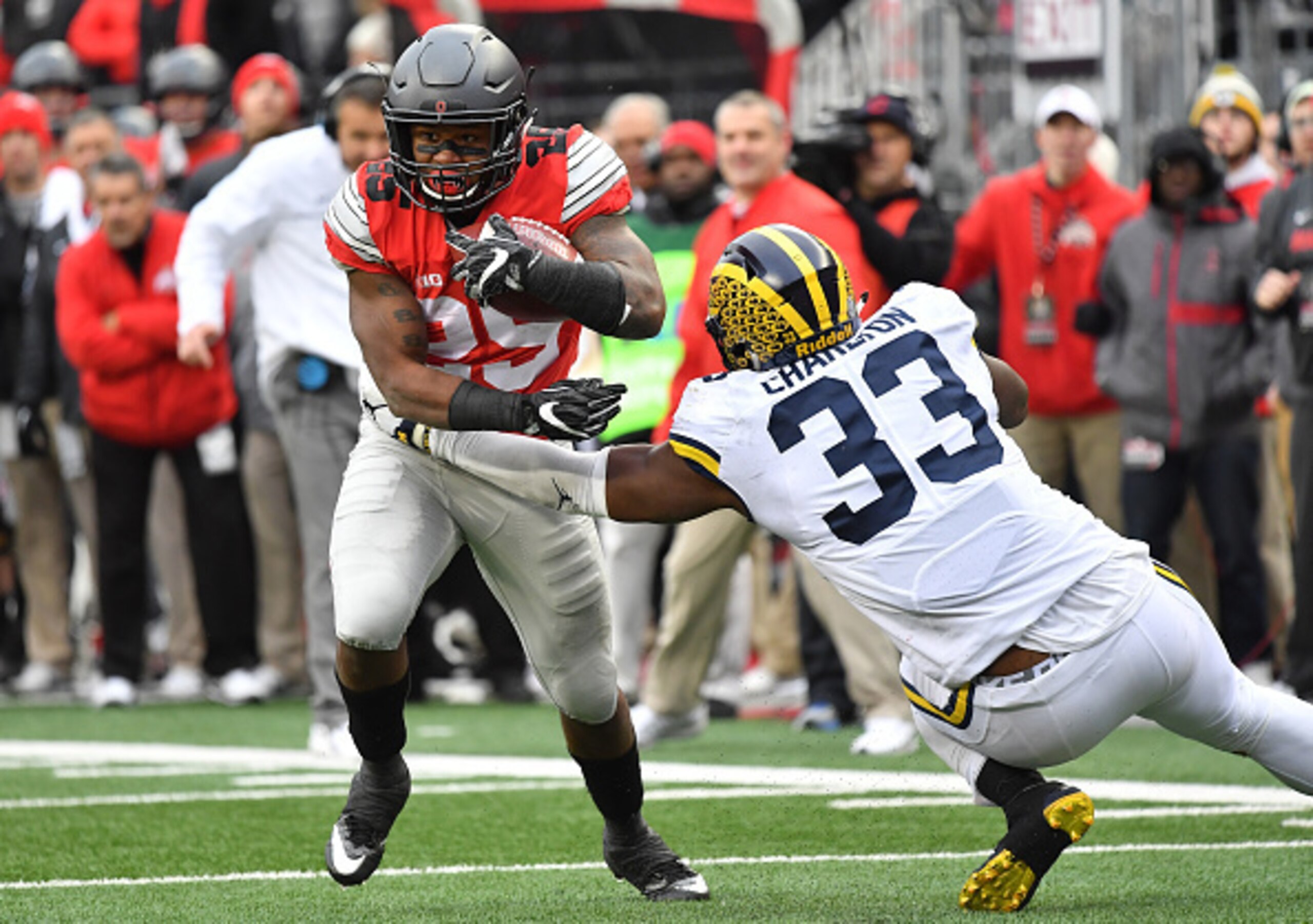 Mike Weber stepped in capably as Ohio State's top tailback last fall.