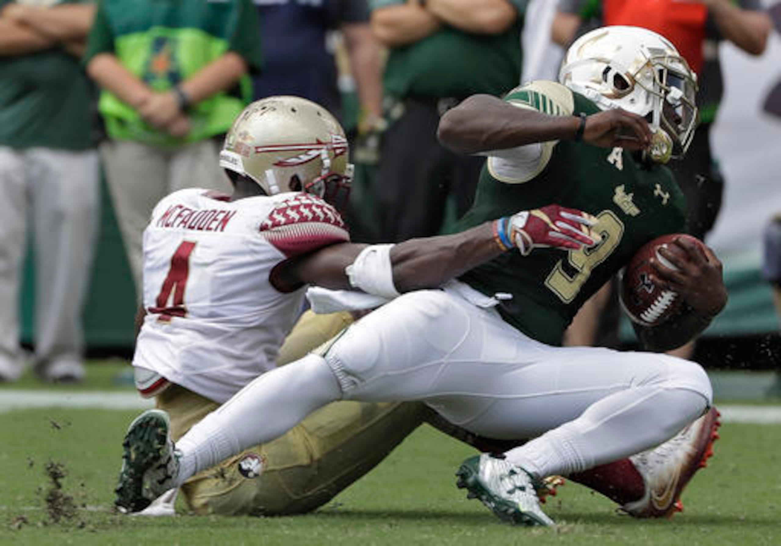 Tarvarus McFadden has emerged as one of college football's top cornerbacks.