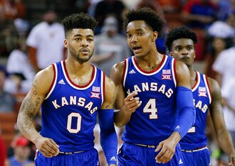 Frank Mason (0) and Devonte' Graham (4) could be next in a growing line of combo-guard backcourts to win the title.