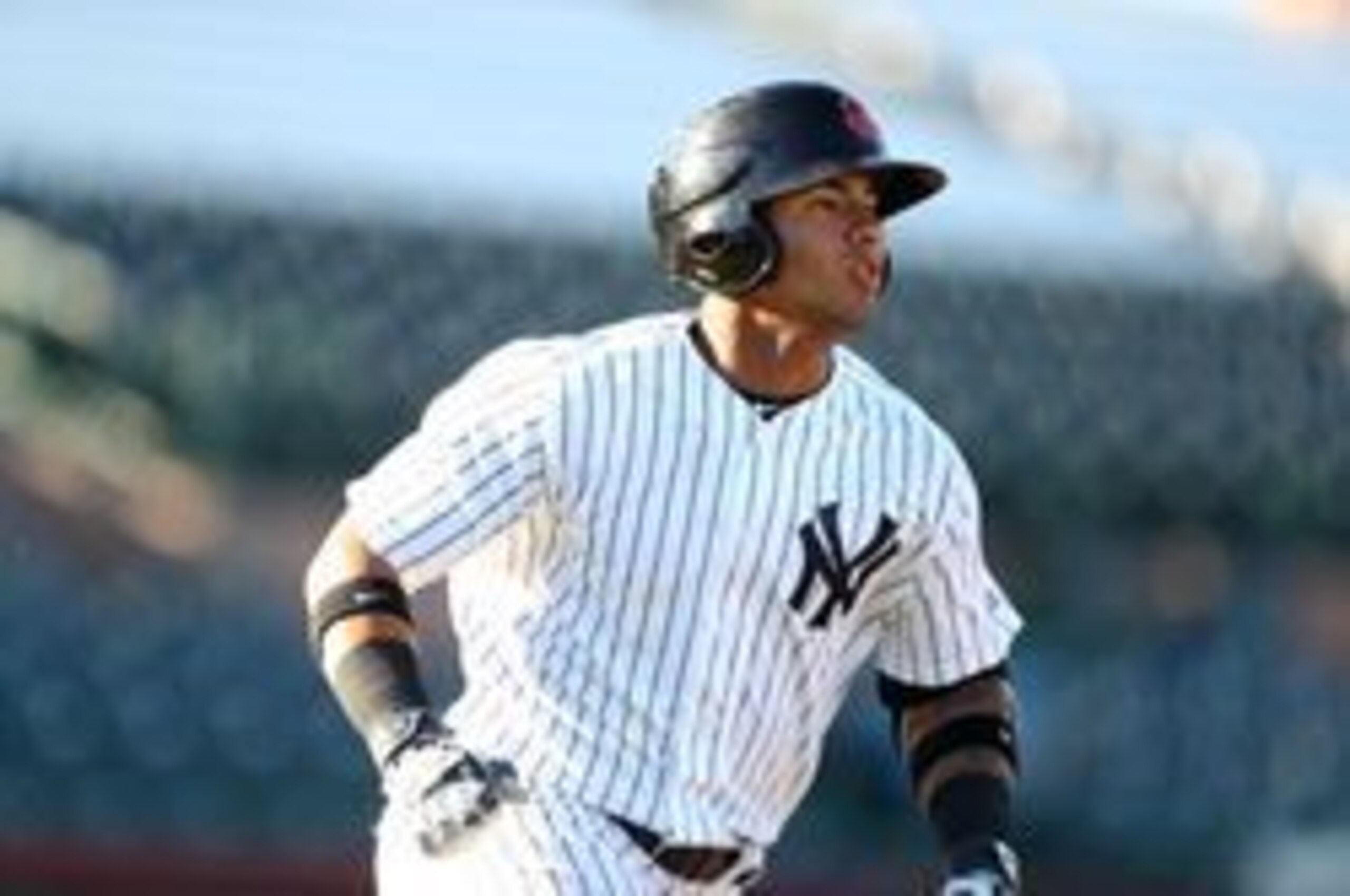 Gleyber Torres doesn't have a real chance of making the roster, but he continues to turn heads.