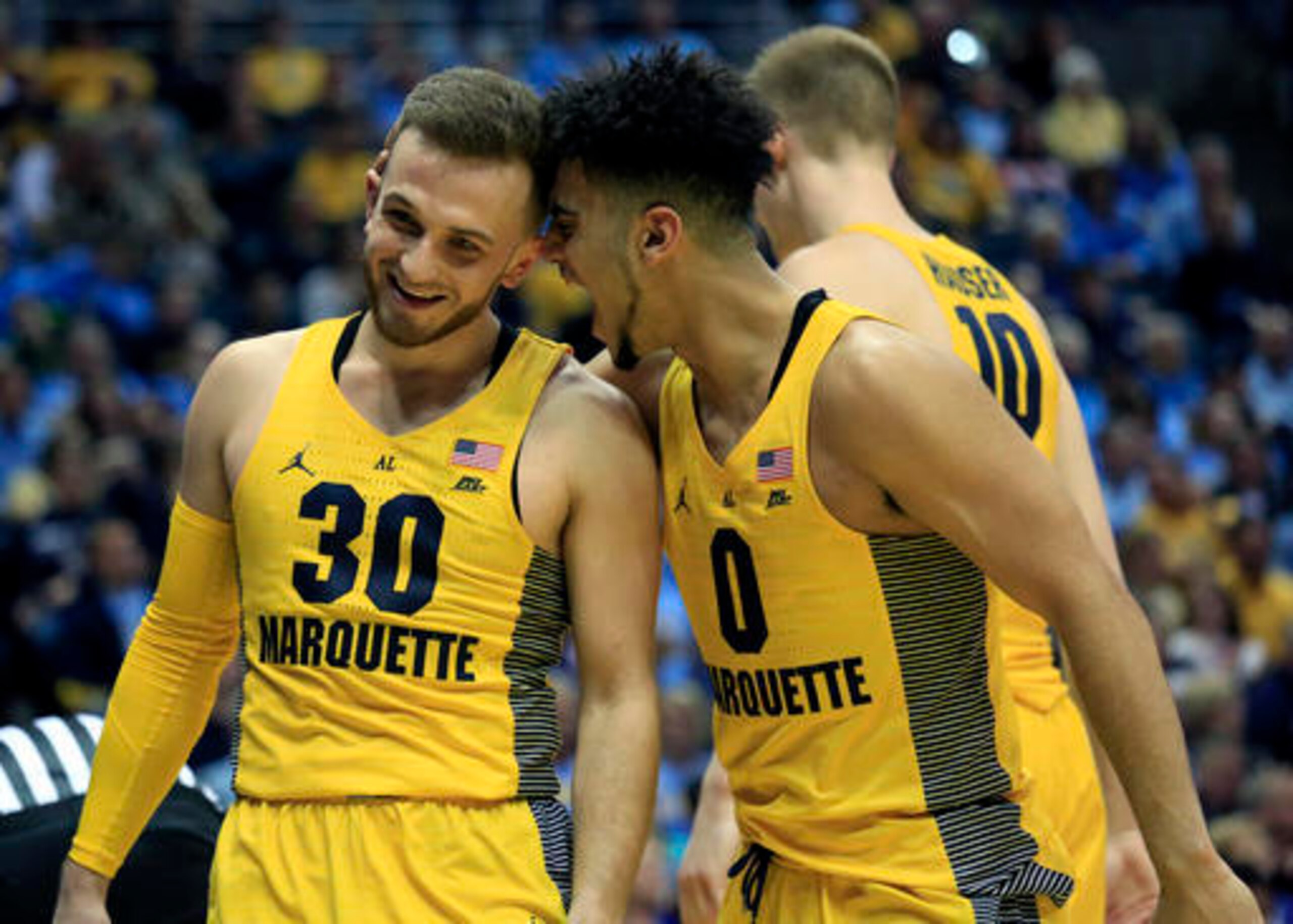 Andrew Rosey (left) and Markus Howard