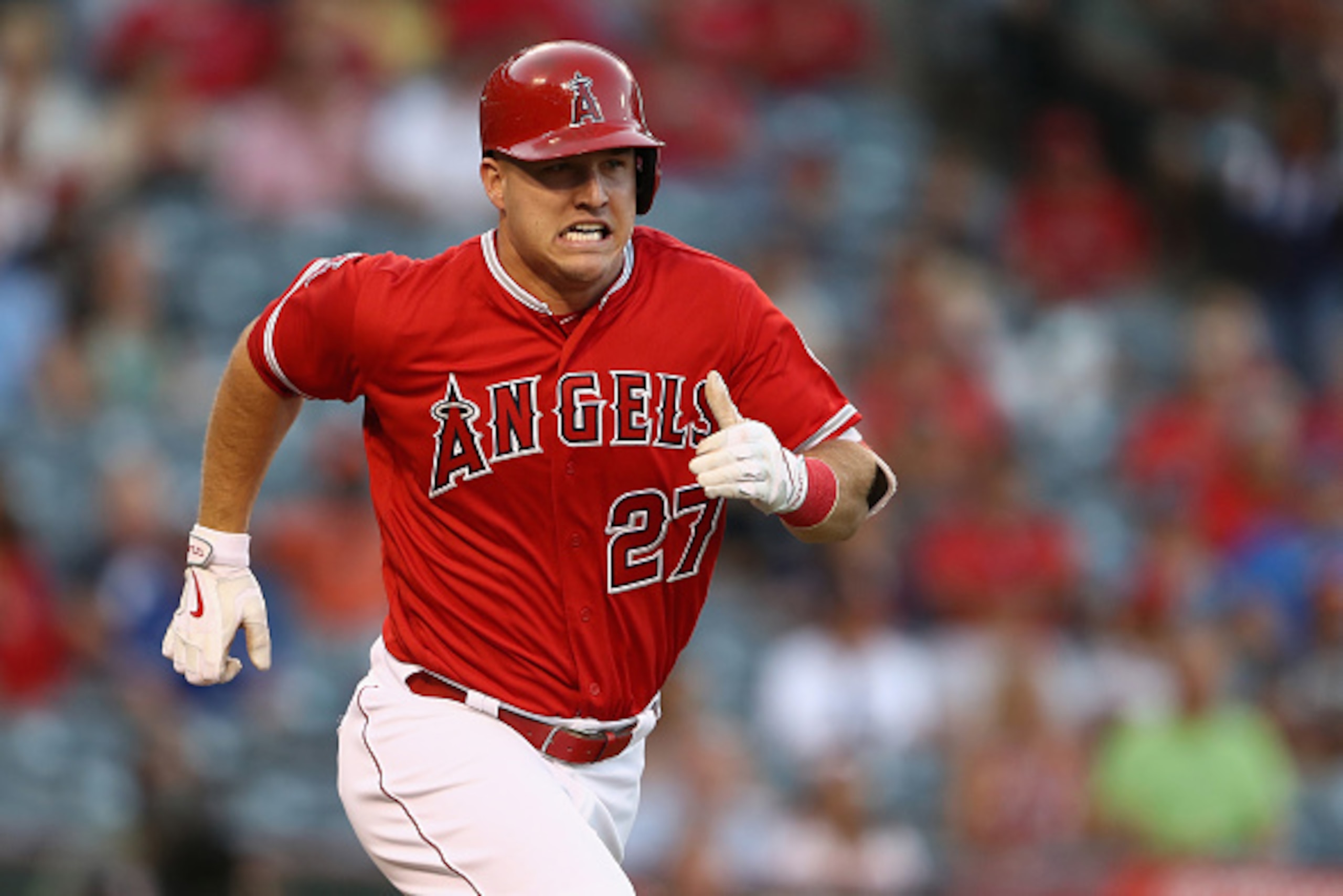 Los Angeles Angels outfielder Mike Trout.
