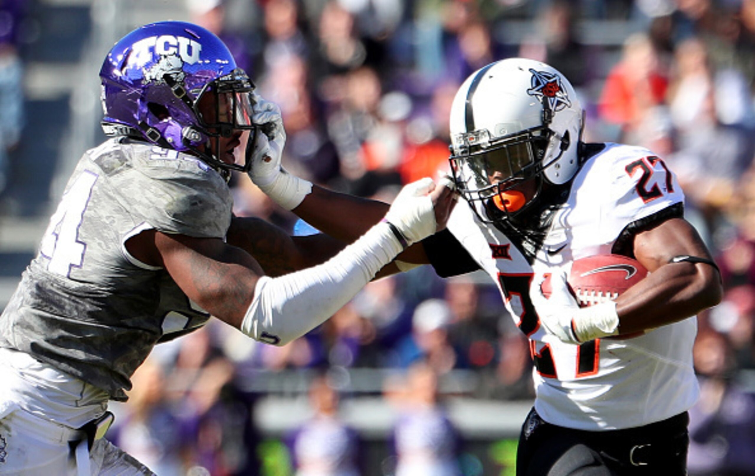 TCU's Josh Carraway could be a developmental edge-rusher for New England.