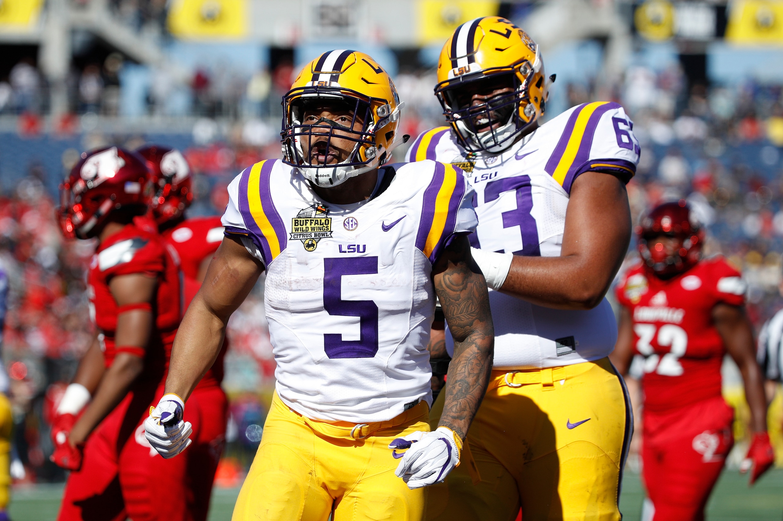 Derrius Guice should be a Heisman Trophy candidate for LSU this fall. Derrius Guice should be a Heisman Trophy candidate for LSU this fall.