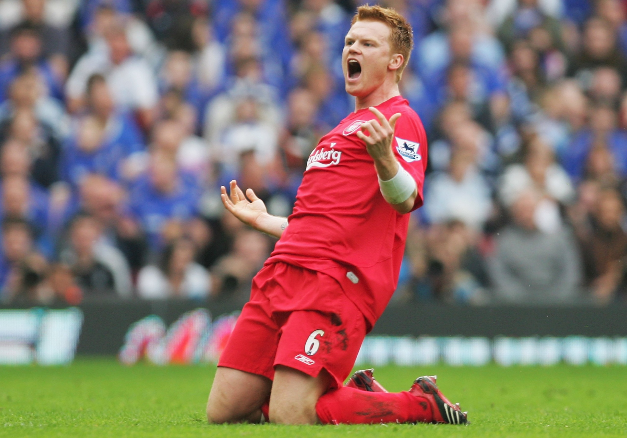 John Arne Riise: Owner of a hammer for a left foot and a rather catchy song. John Arne Riise: Owner of a hammer for a left foot and a rather catchy song.