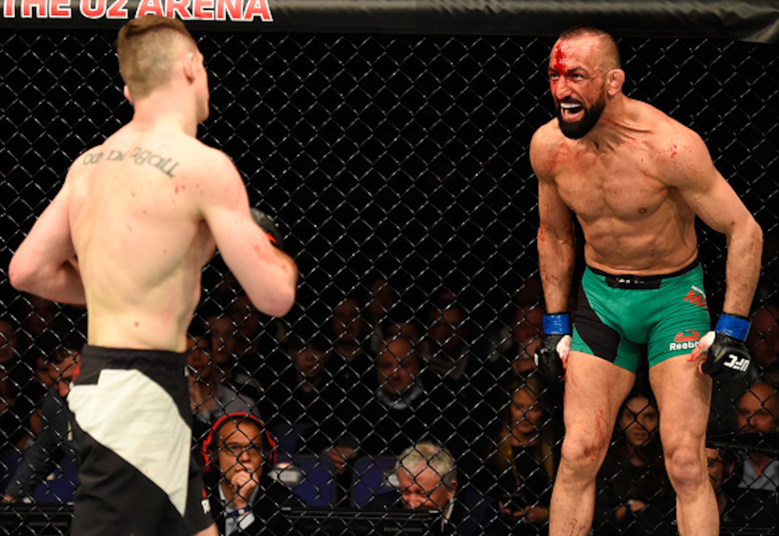Reza Madadi (right)