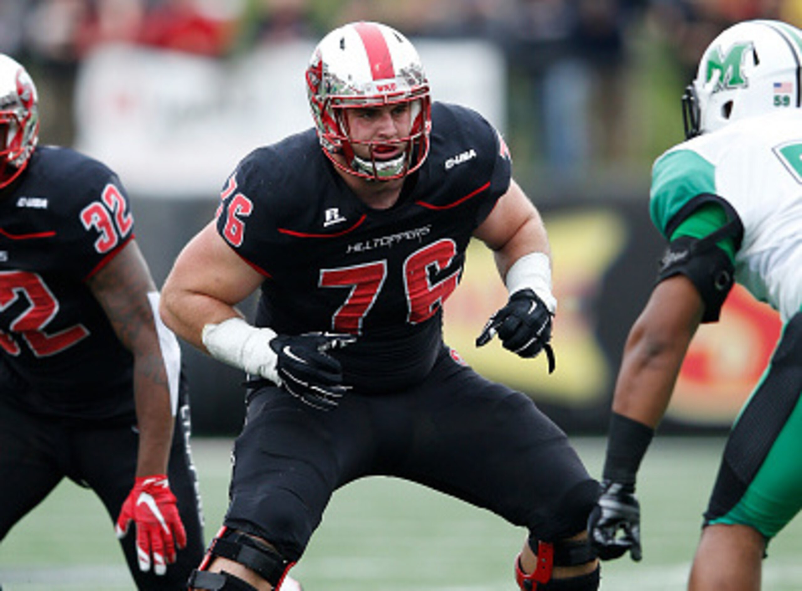 Could the Patriots bolster their line with a guy like Western Kentucky's Forrest Lamp?