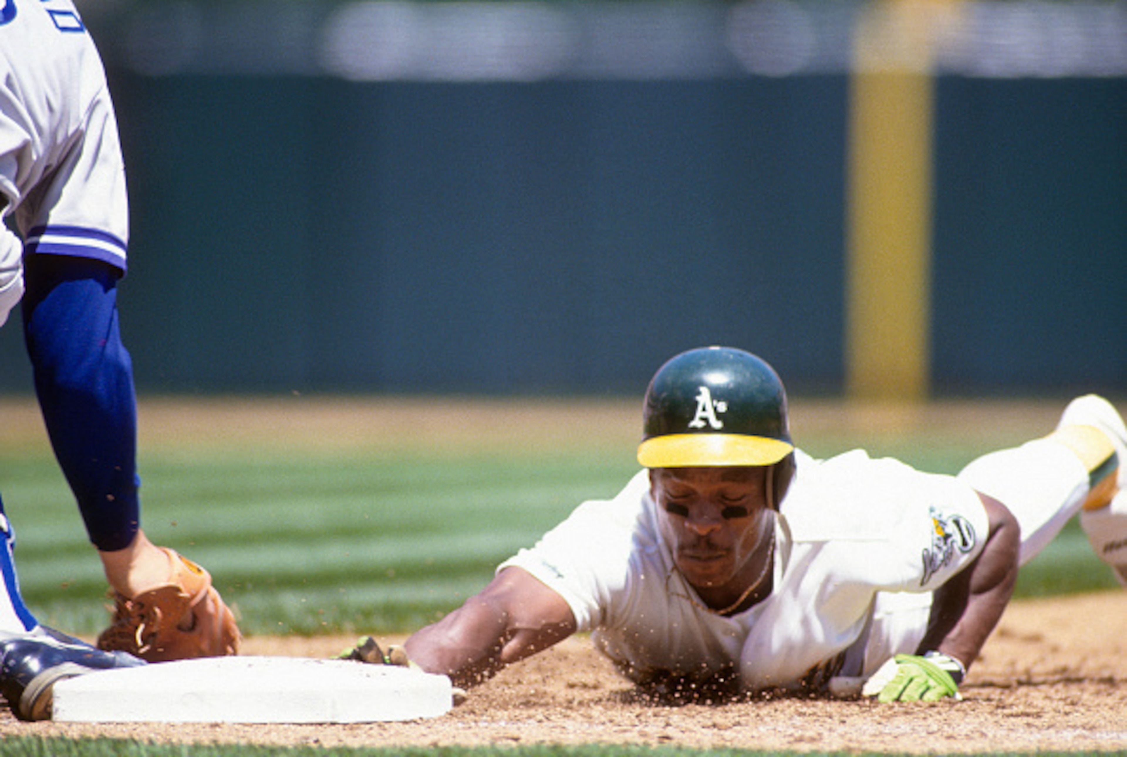 Rickey Henderson stole an MLB-high 1,406 bases, 468 more than second-placed Lou Brock. Rickey Henderson stole an MLB-high 1,406 bases, 468 more than second-placed Lou Brock.