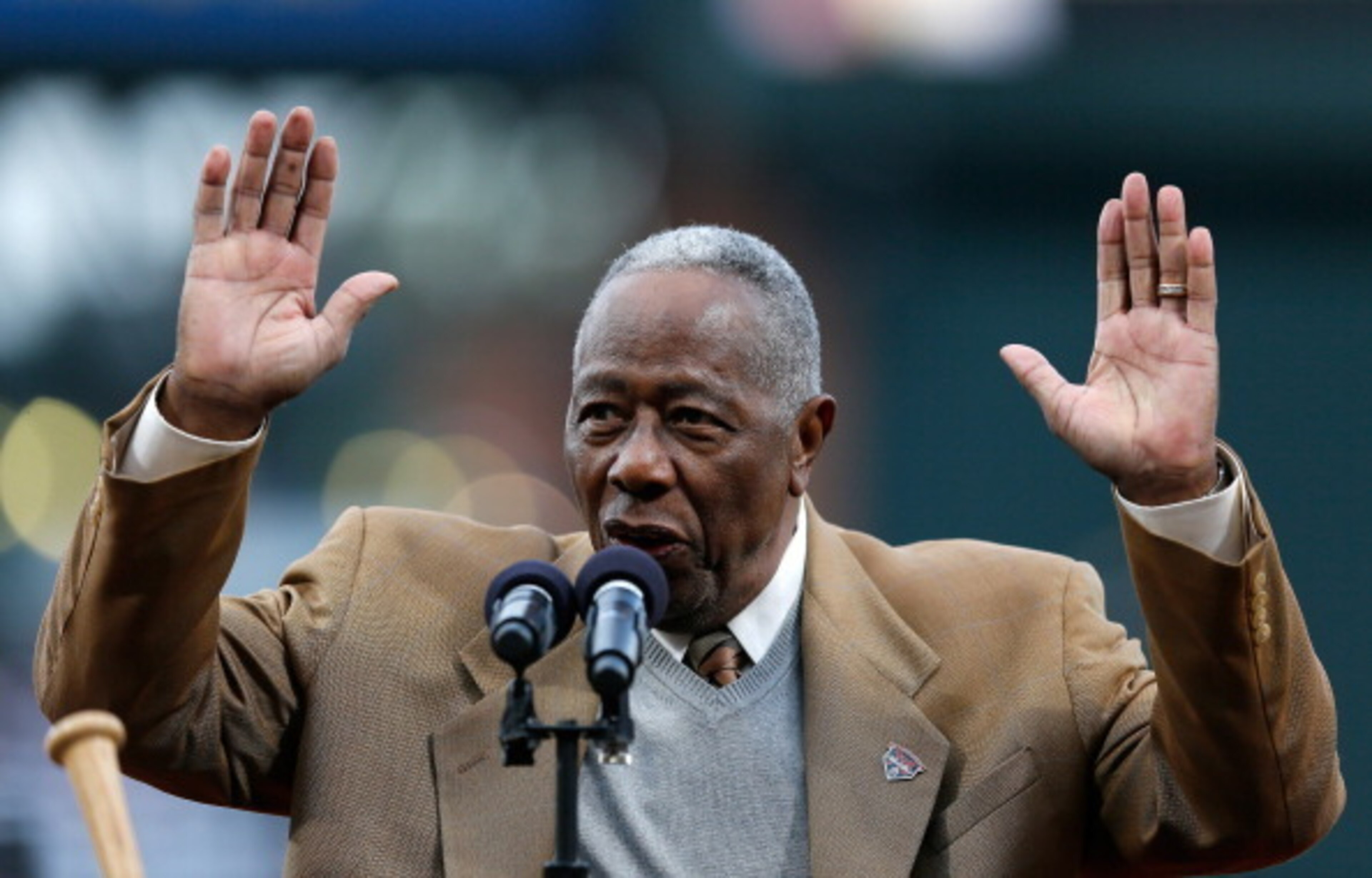 Hank Aaron ranks third in all-time hits and second in home runs. Hank Aaron ranks third in all-time hits and second in home runs.