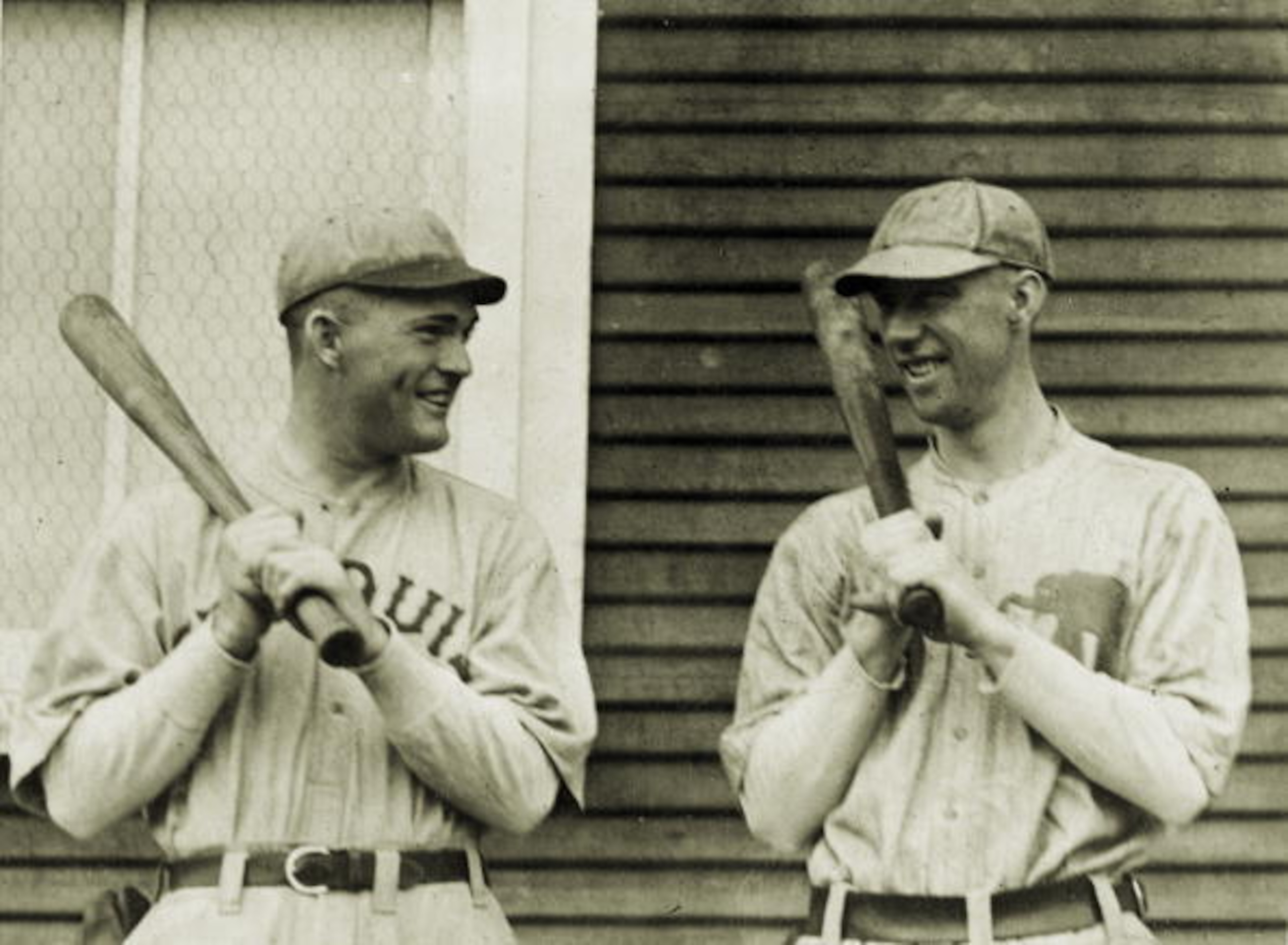 Rogers Hornsby (left) won seven batting titles and two Triple Crowns. Rogers Hornsby (left) won seven batting titles and two Triple Crowns.