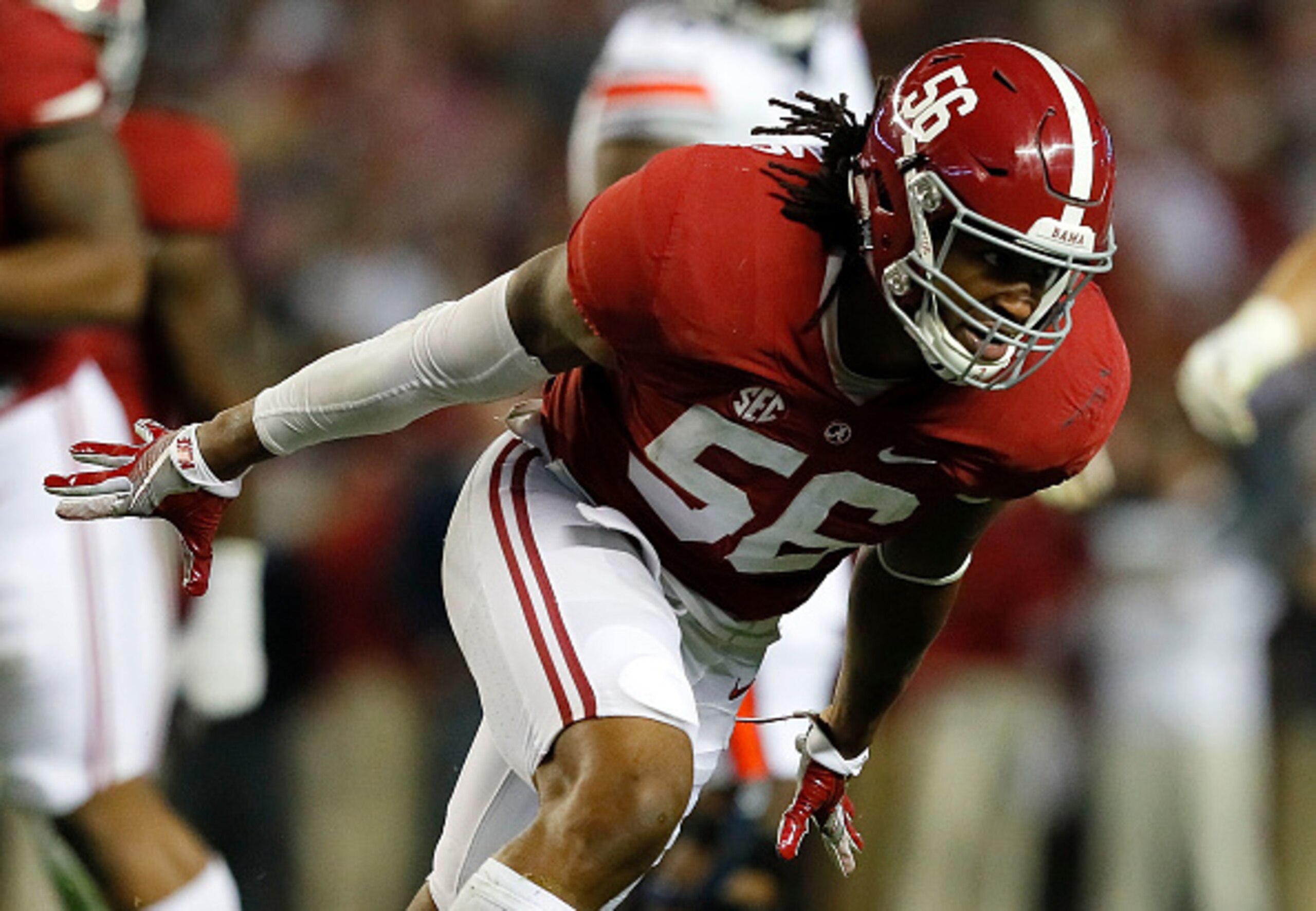 Adding a pass-rusher like Alabama's Tim Williams could provide a huge boost for the New England defense.