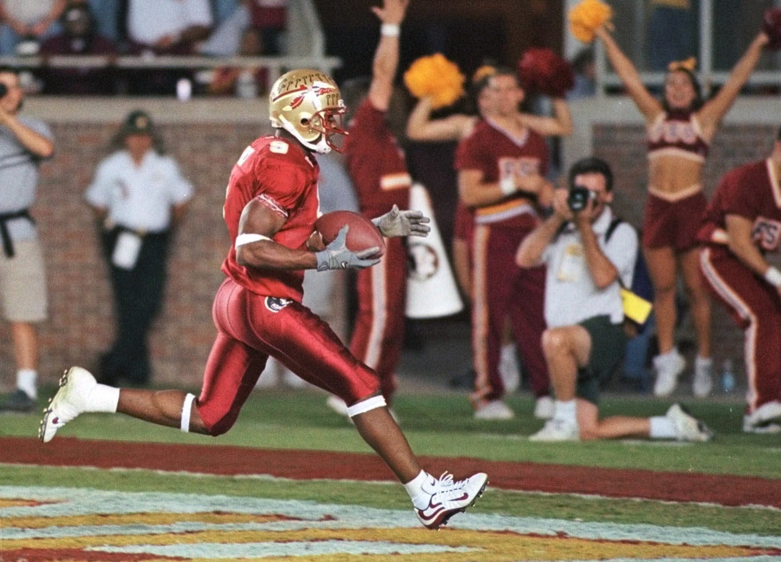 Peter Warrick was a dominant do-everything receiver for Florida State.