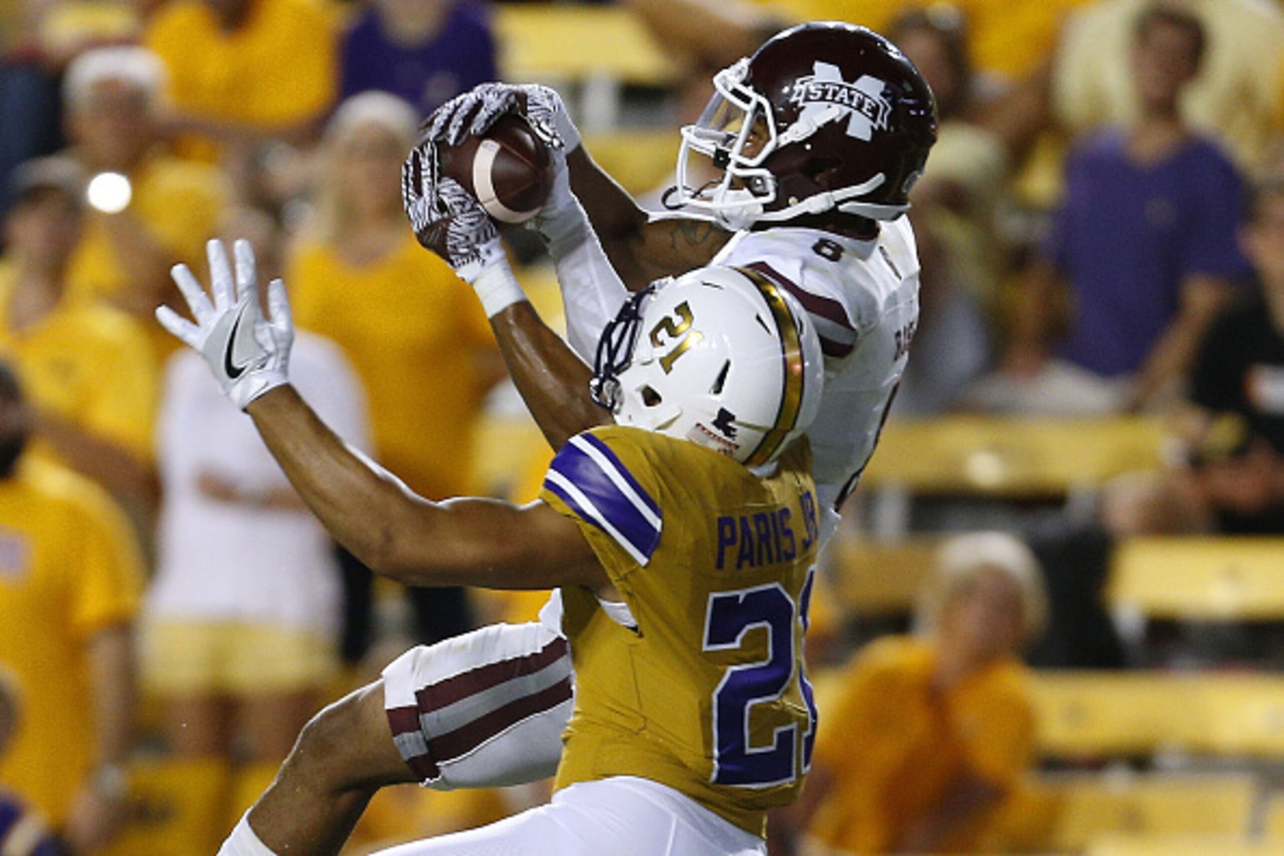 LSU senior Ed Paris is trying to hold off a lot of talented youngsters. LSU senior Ed Paris is trying to hold off a lot of talented youngsters.