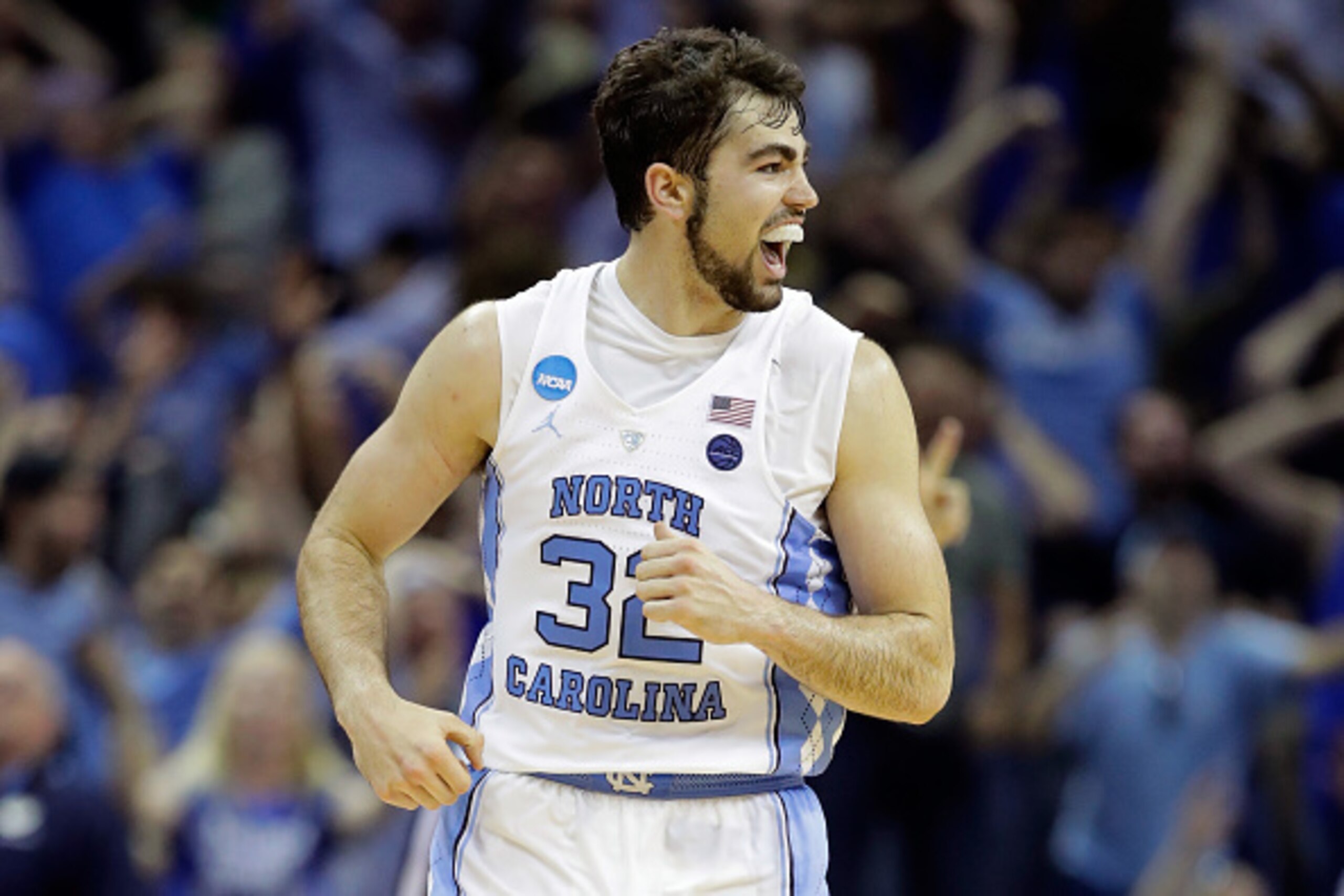 Already in this tournament, Luke Maye has broken his career high in scoring twice.