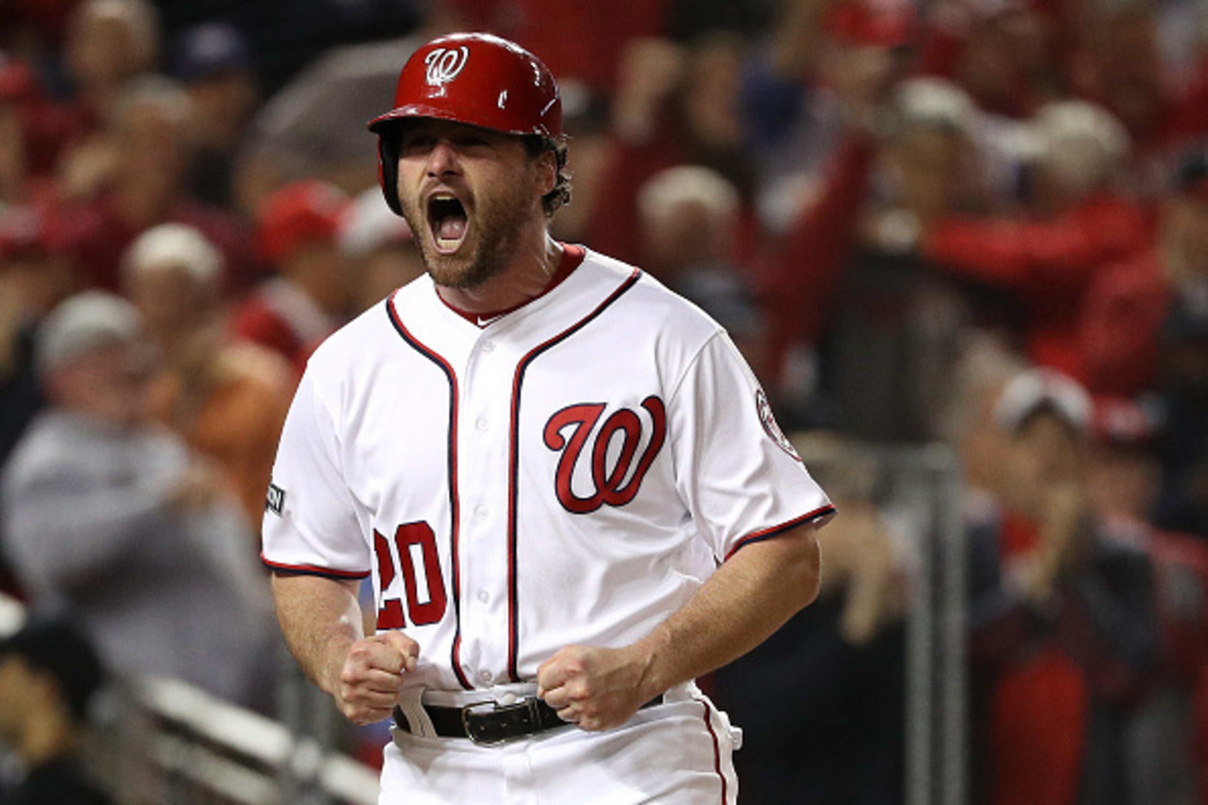 Washington Nationals second baseman Daniel Murphy. Washington Nationals second baseman Daniel Murphy.
