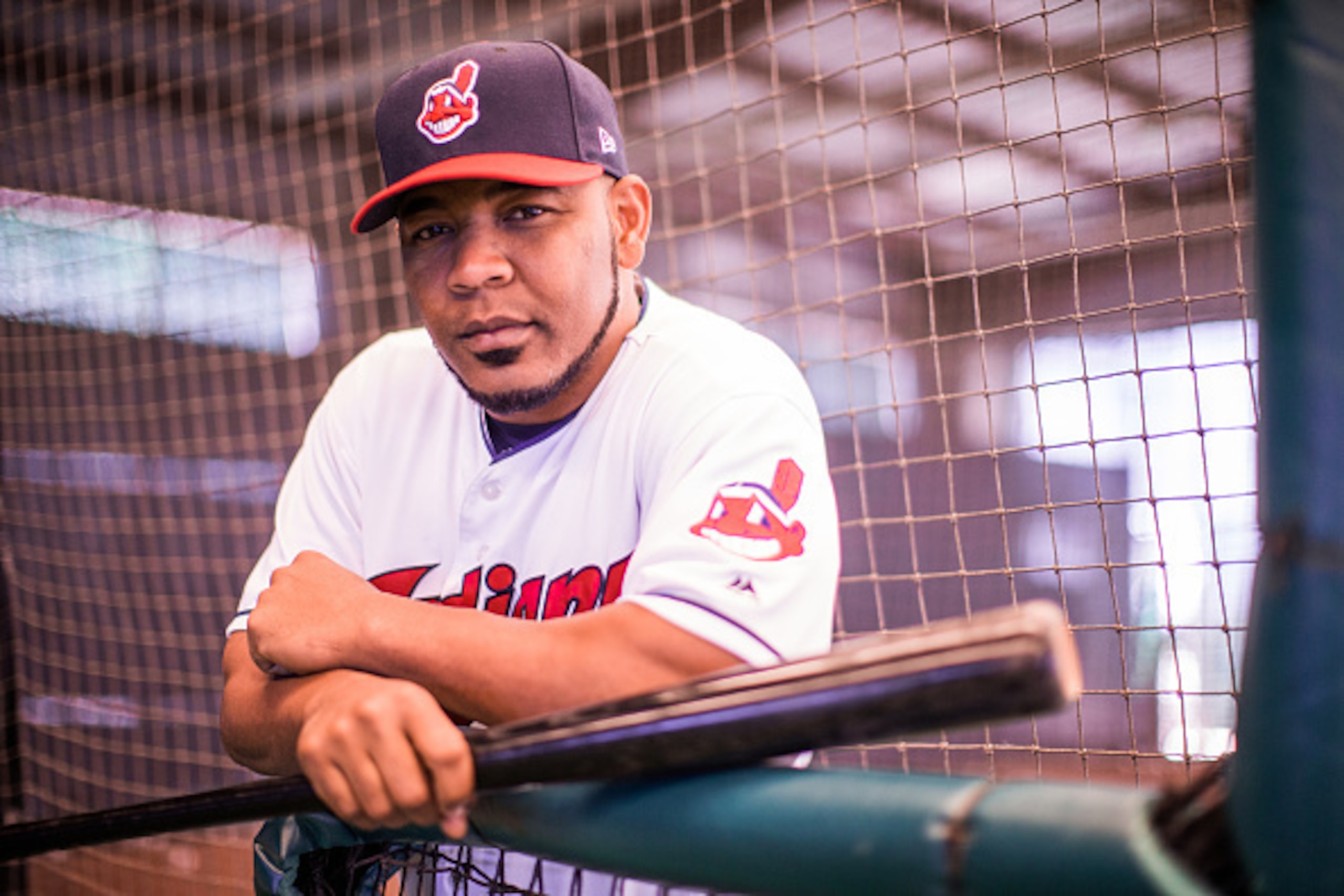 Cleveland Indians designated hitter Edwin Encarnacion.