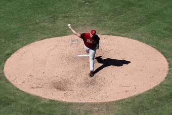 Heath Bell allowed two runs in the eighth, opening the floodgates for an 18-inning, seven-hour game.