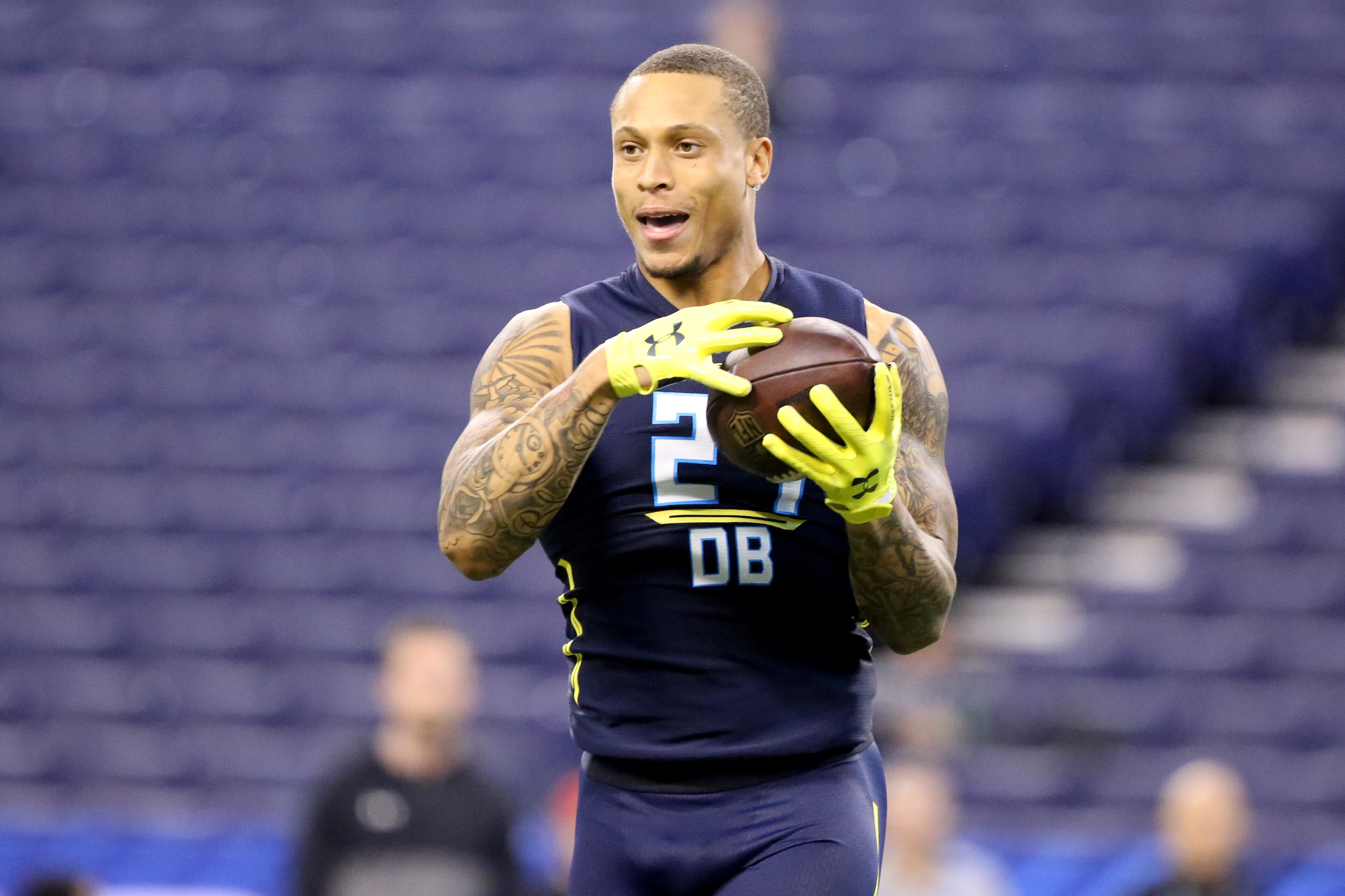 Josh Jones could add some punch to the Patriots secondary. Josh Jones could add some punch to the Patriots secondary.