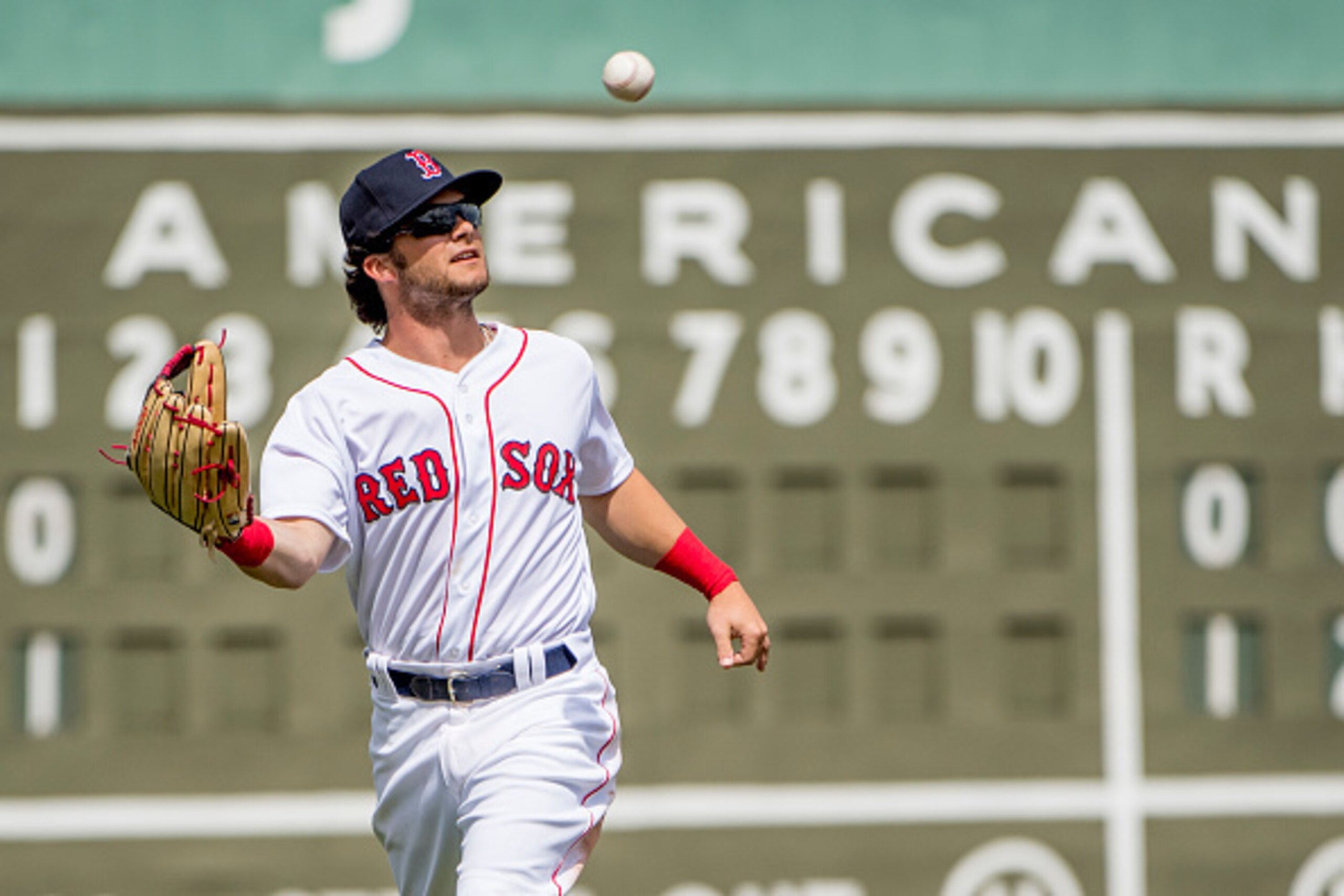 Boston Red Sox outfielder Andrew Benintendi.