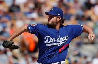 Los Angeles Dodgers left-hander Clayton Kershaw.