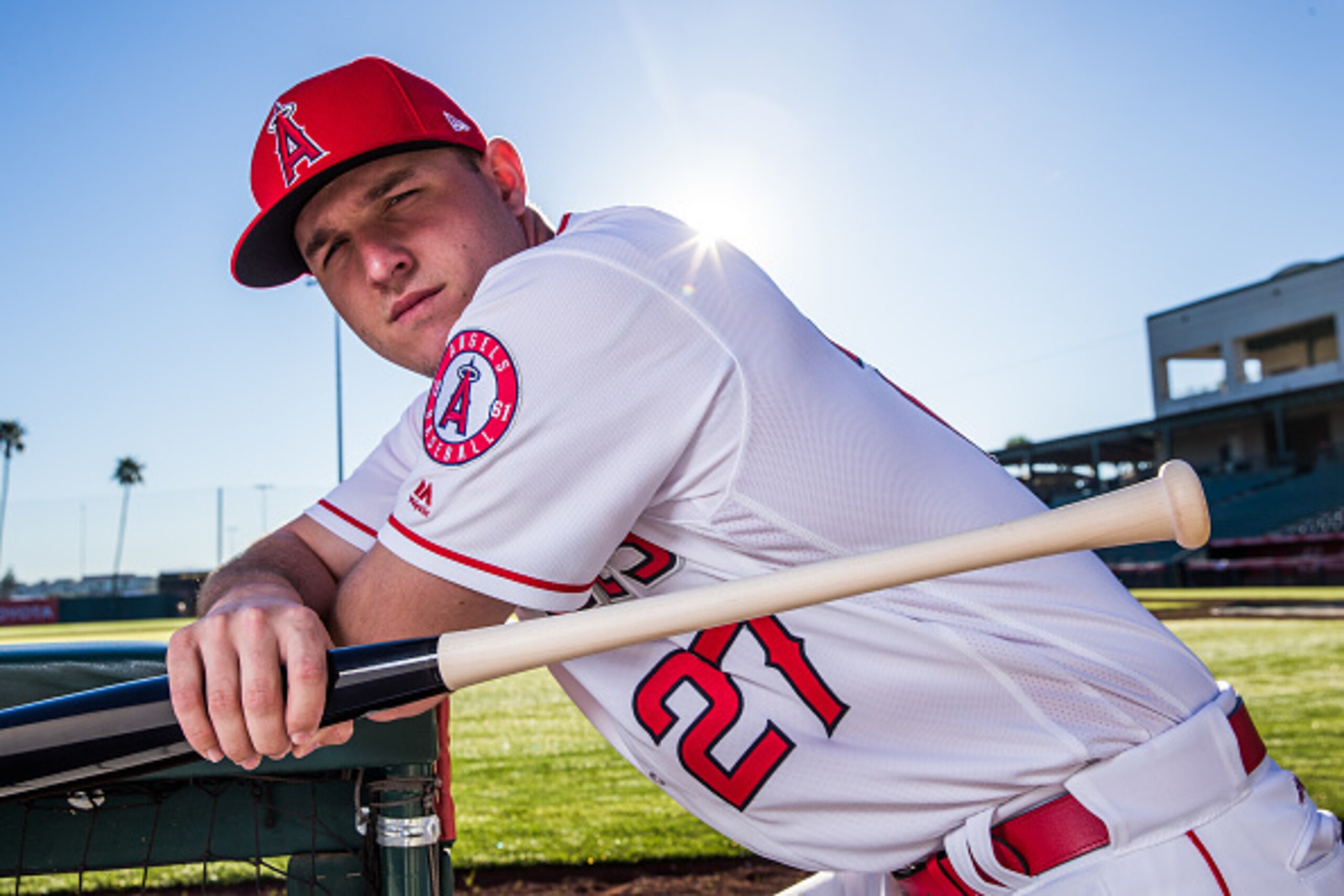 Los Angeles Angels center fielder Mike Trout.