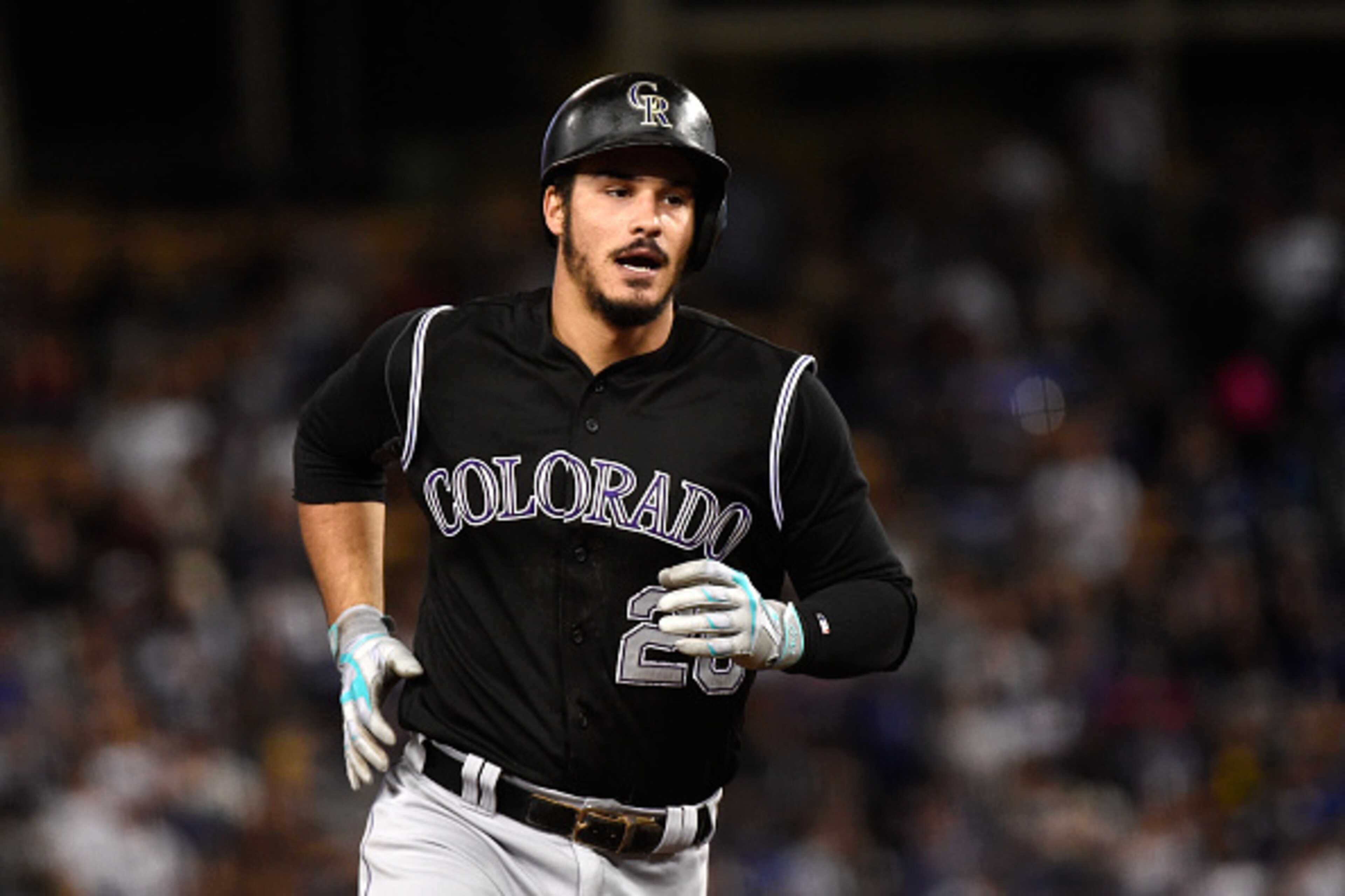 Colorado Rockies third baseman Nolan Arenado. Colorado Rockies third baseman Nolan Arenado.