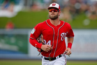 Washington Nationals right fielder Bryce Harper.