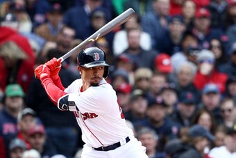 Boston Red Sox outfielder Mookie Betts.