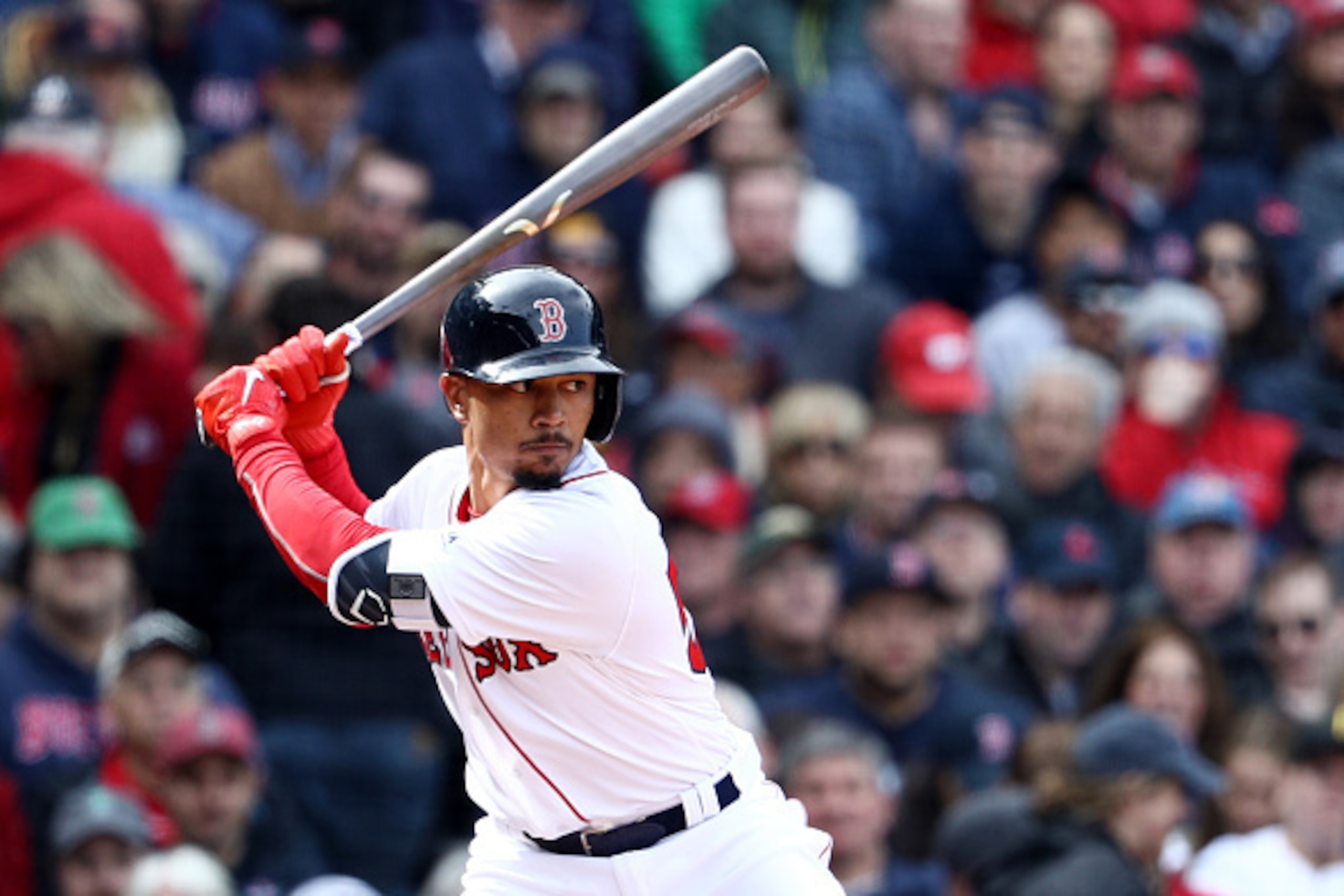 Boston Red Sox outfielder Mookie Betts.