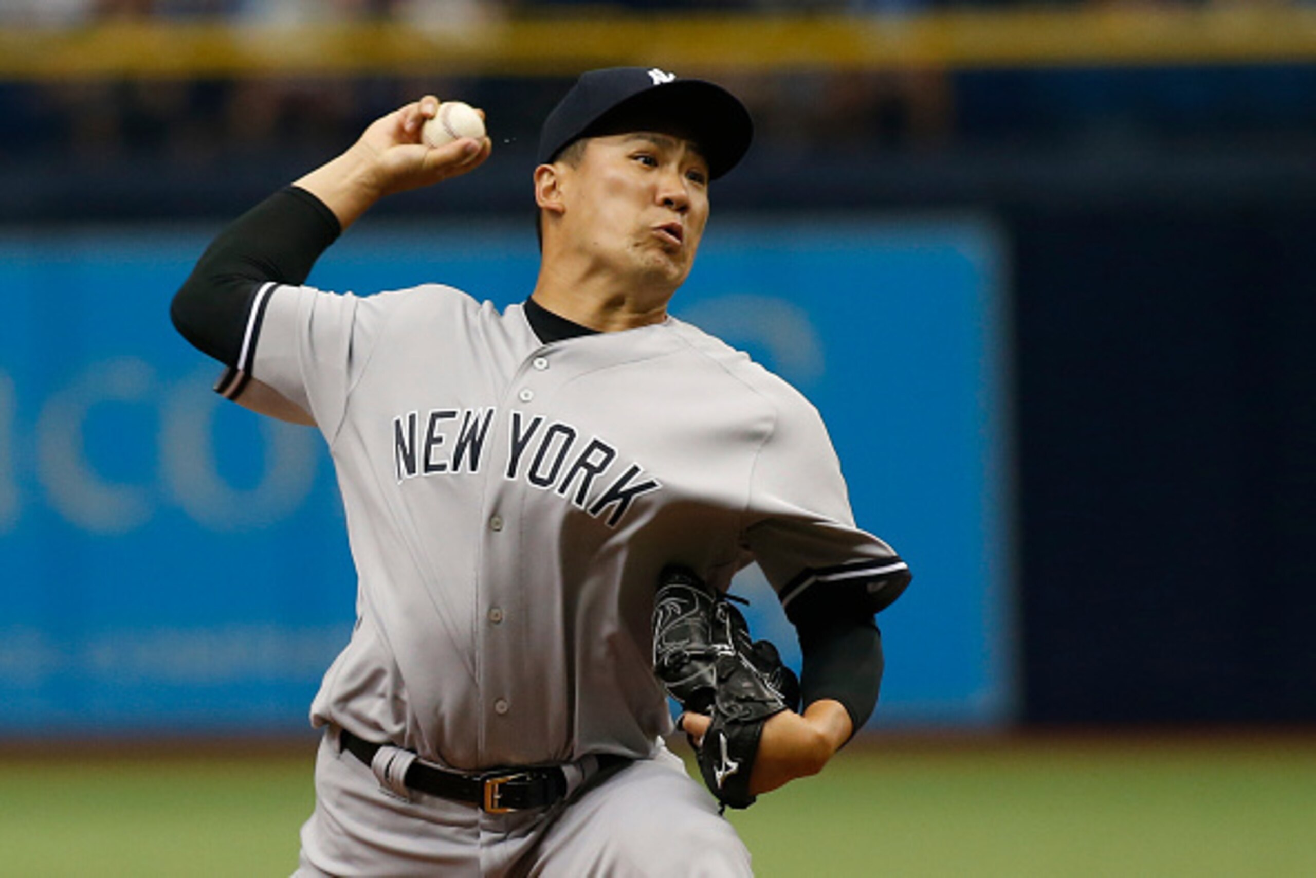 New York Yankees ace Masahiro Tanaka. New York Yankees ace Masahiro Tanaka.