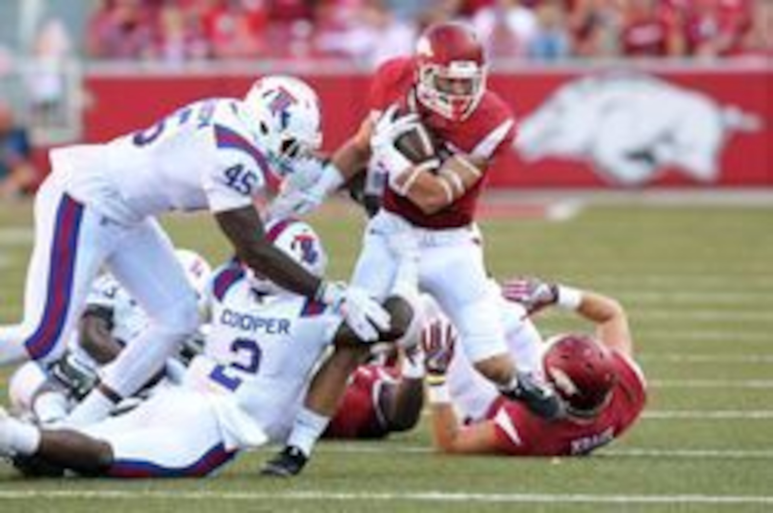 Jaylon Ferguson has been a force for Louisiana Tech's defense. Jaylon Ferguson has been a force for Louisiana Tech's defense.